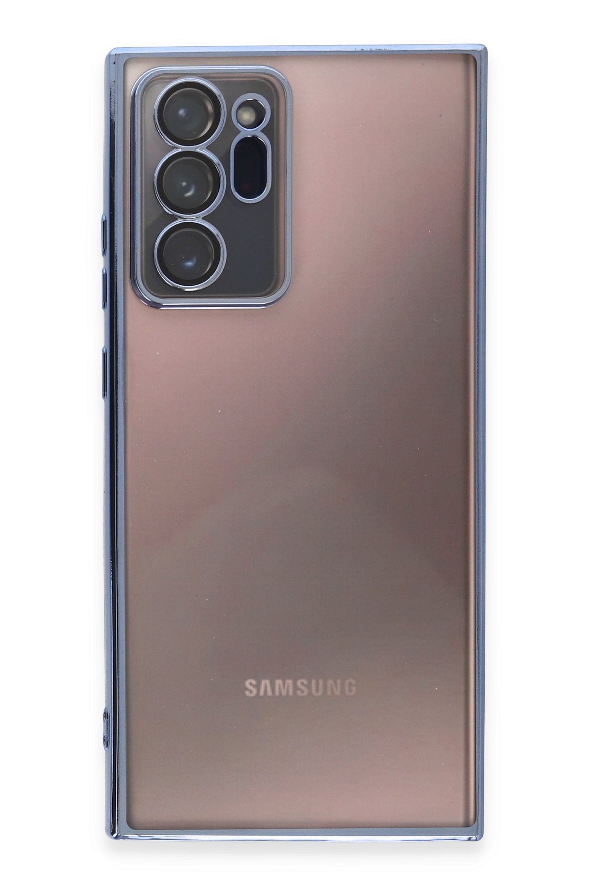 Newface Samsung Galaxy Note 20 Ultra Kılıf Nano içi Kadife Silikon - Sarı