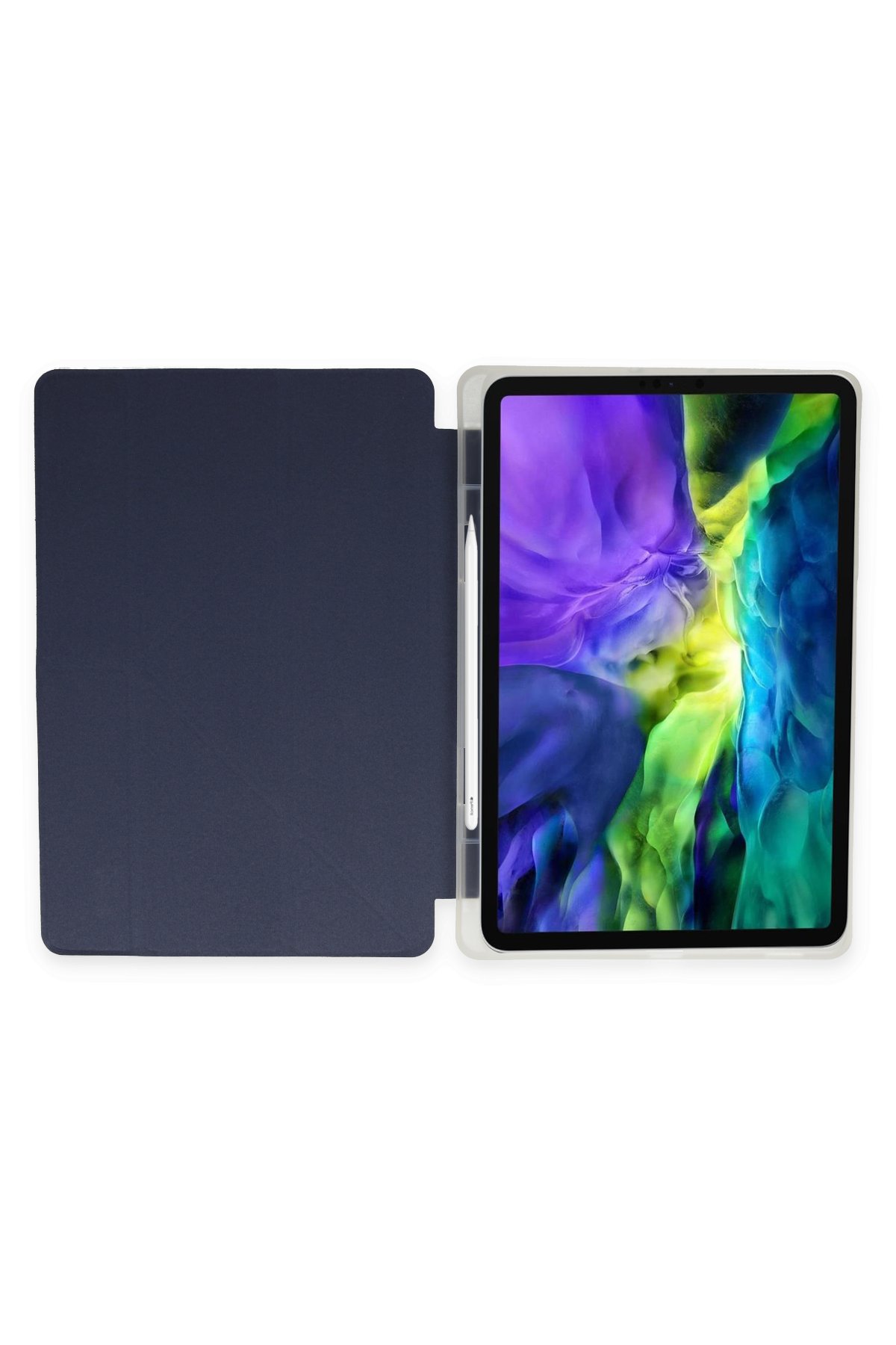 Newface Samsung Galaxy X700 Tab S8 11 Kılıf 360 Tablet Deri Kılıf - Kırmızı