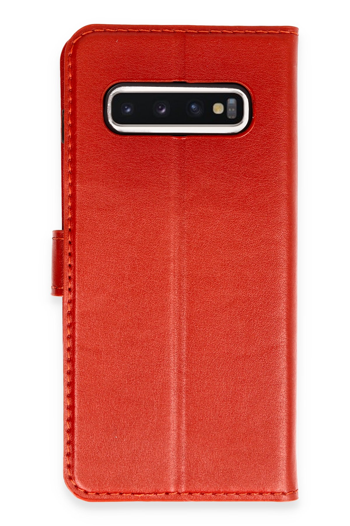 Newface Samsung Galaxy S10 Plus Kılıf Trend S Plus Kapaklı Kılıf - Gold