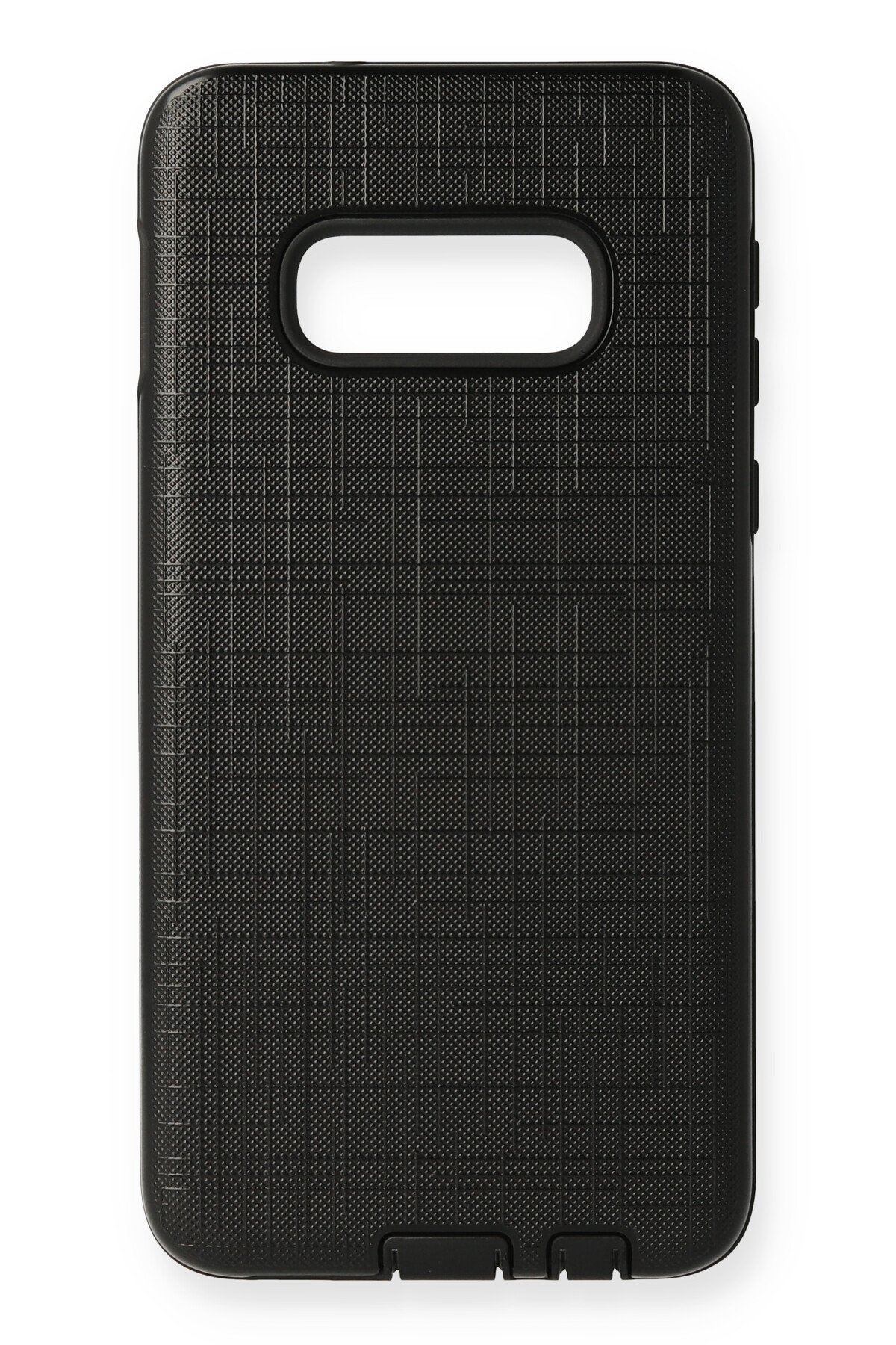 Newface Samsung Galaxy S10E Kılıf Simli Katmanlı Silikon - Rose