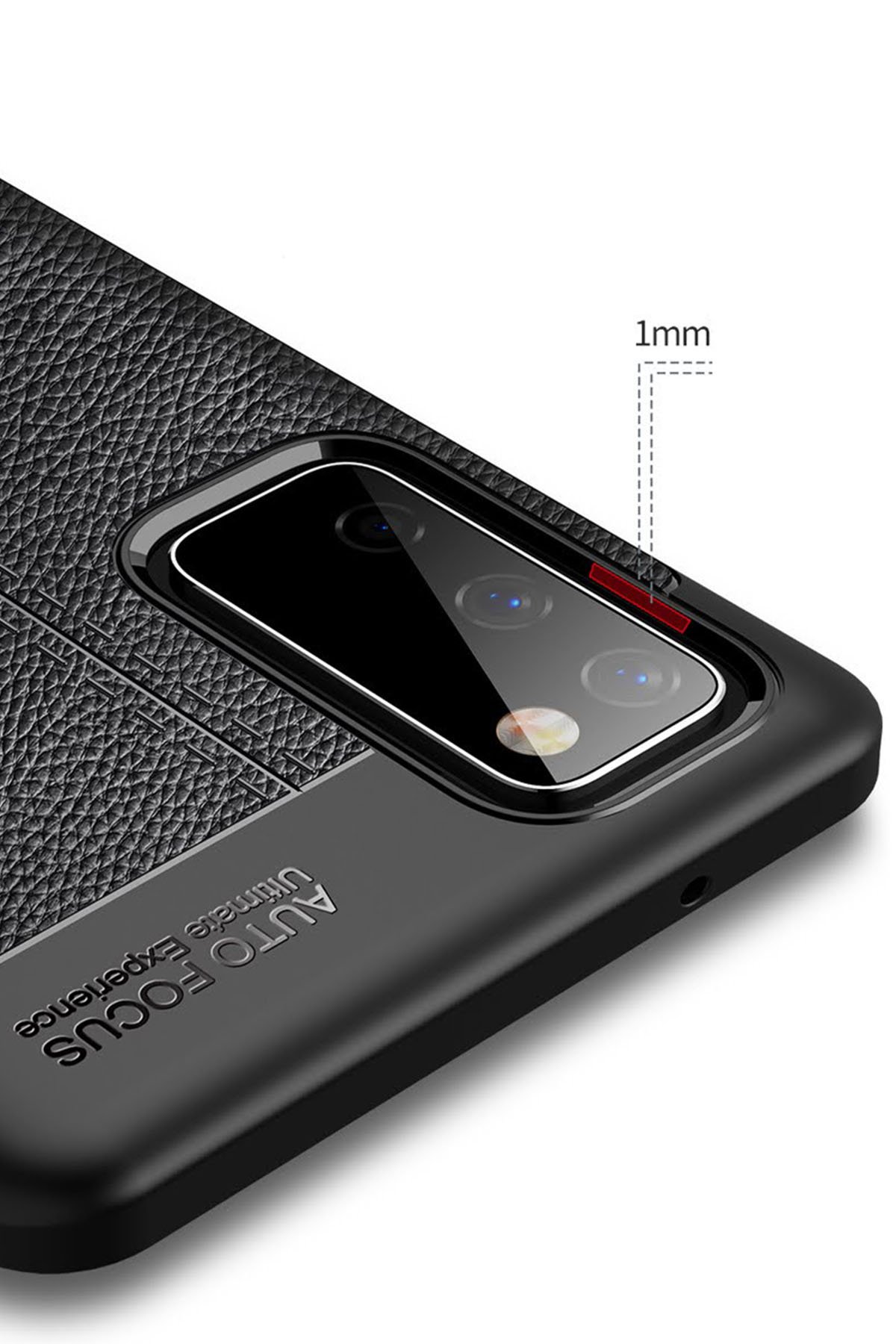 Newface Samsung Galaxy S20 FE Kılıf Montreal Yüzüklü Silikon Kapak - Buz Mavi