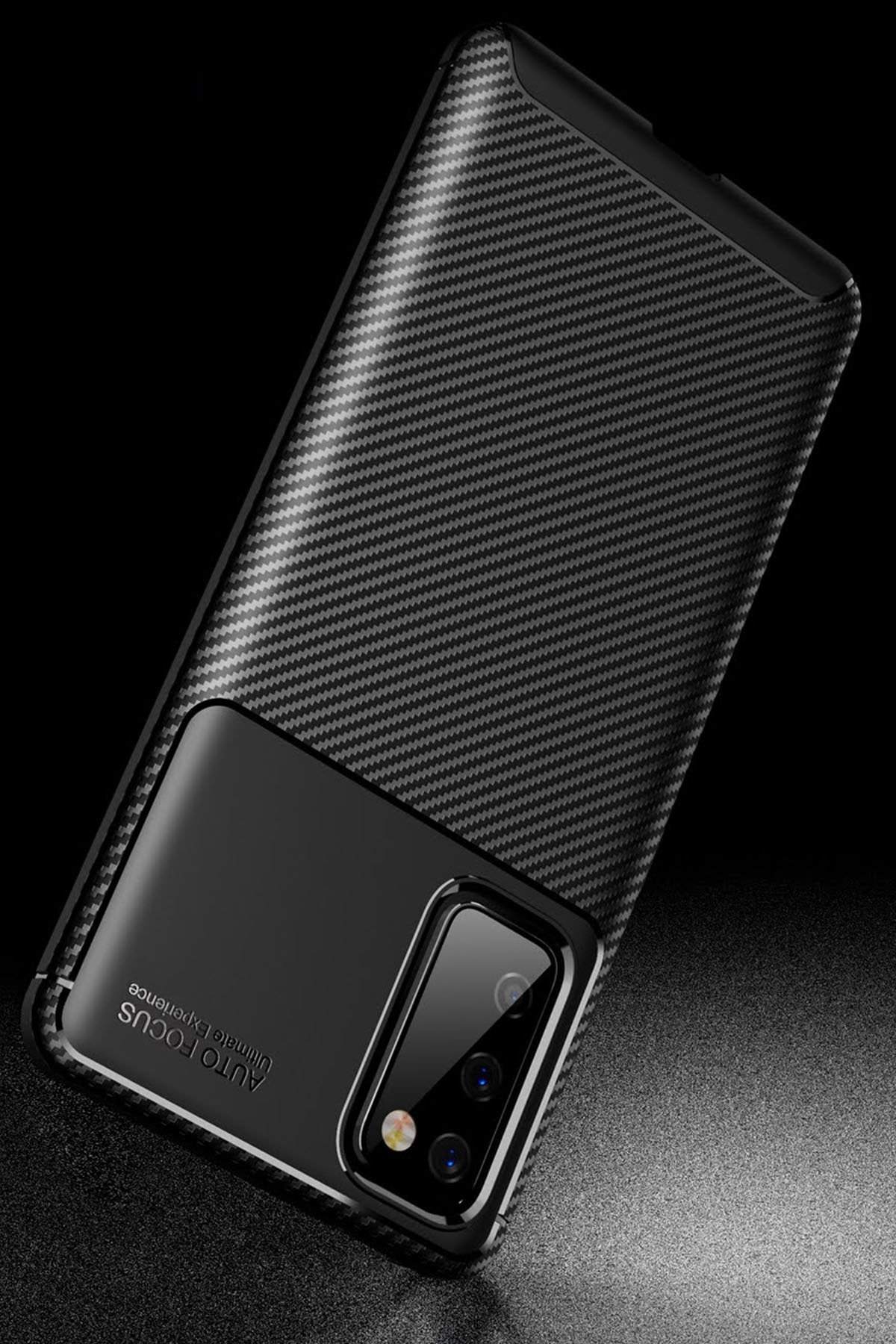 Newface Samsung Galaxy S20 FE Kılıf Pars Lens Yüzüklü Silikon - Gümüş