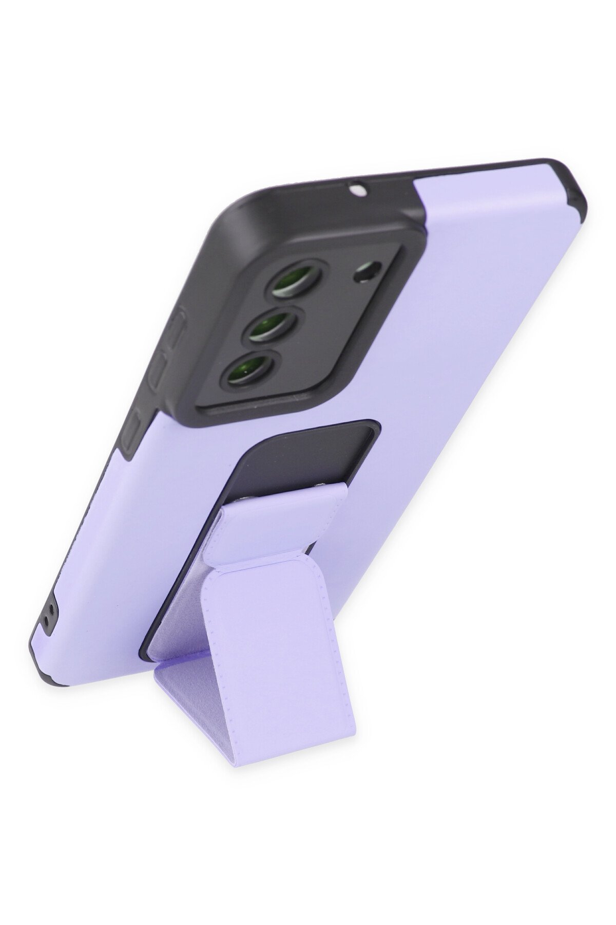 Newface Samsung Galaxy S20 FE Kılıf Pars Lens Yüzüklü Silikon - Gümüş