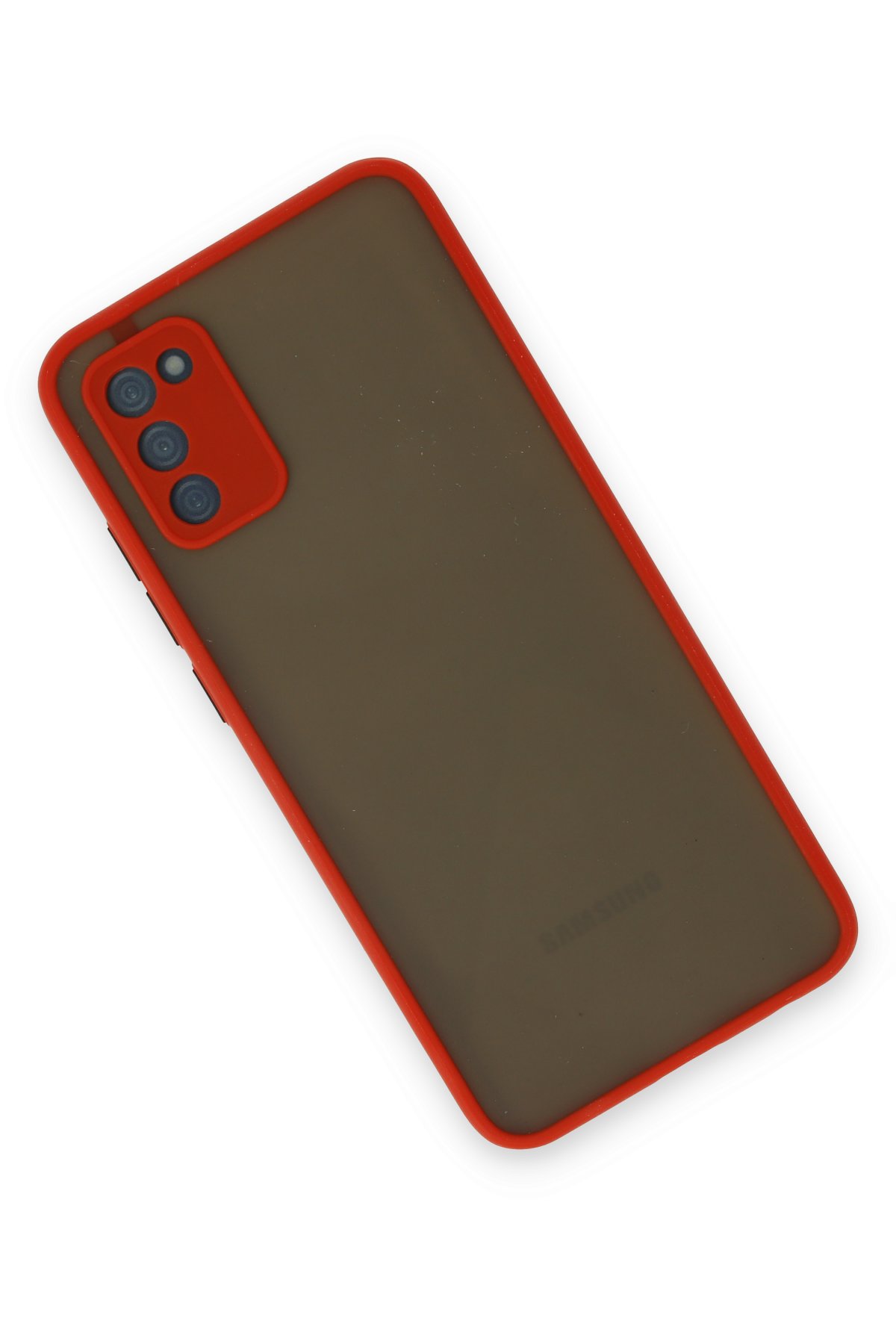 Newface Samsung Galaxy S20 FE Kılıf Nano içi Kadife Silikon - Kırmızı