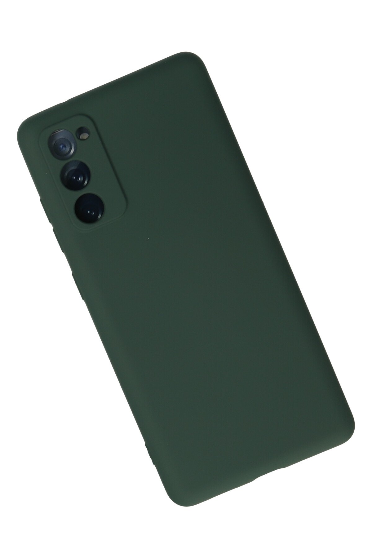 Newface Samsung Galaxy S20 FE Kılıf Pars Lens Yüzüklü Silikon - Lacivert
