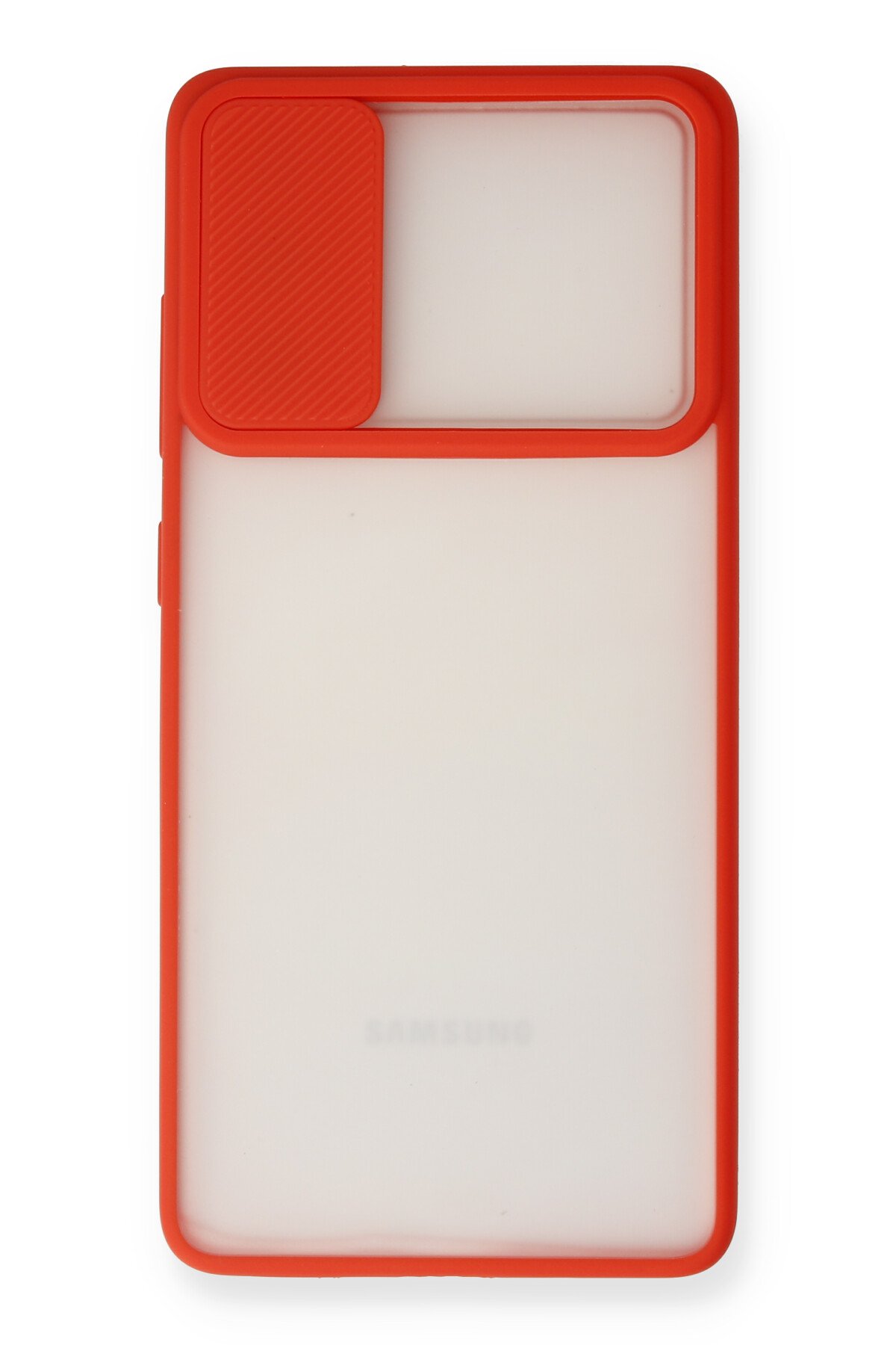 Newface Samsung Galaxy S20 FE Kılıf Montreal Yüzüklü Silikon Kapak - Kırmızı