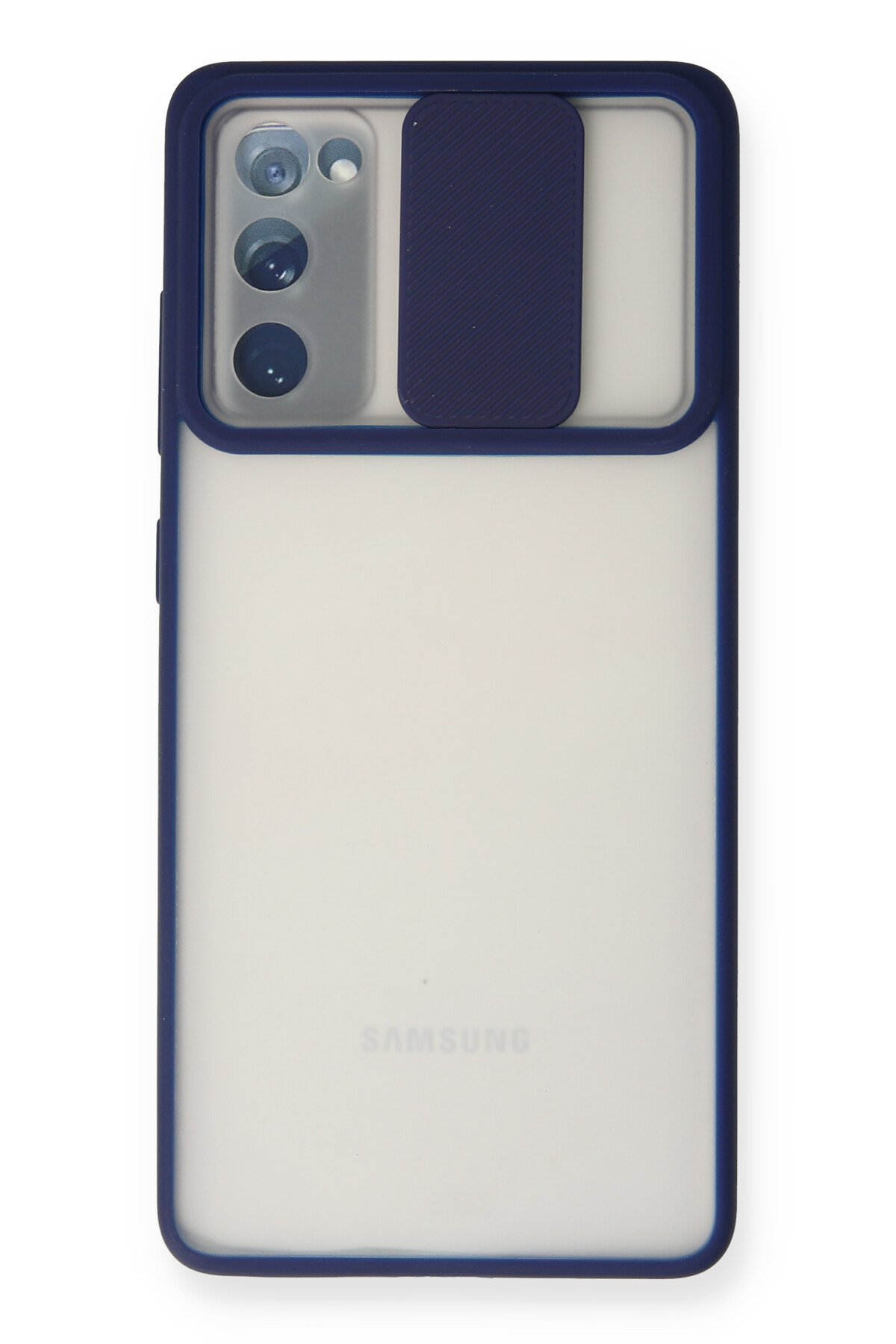 Newface Samsung Galaxy S20 FE Kılıf Razer Lensli Silikon - Gold