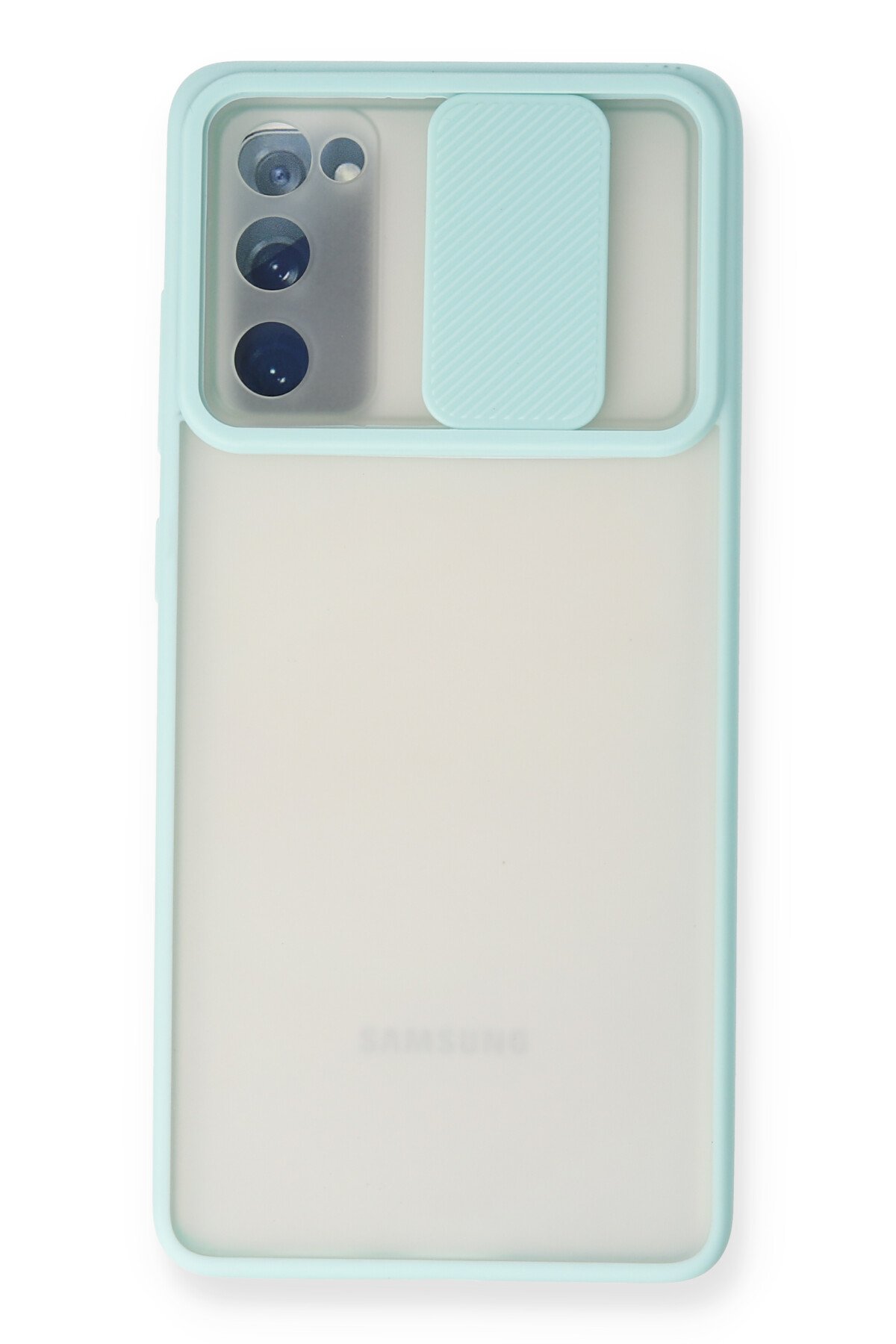 Newface Samsung Galaxy S20 FE Kılıf Zuma Kartvizitli Yüzüklü Silikon - Kırmızı
