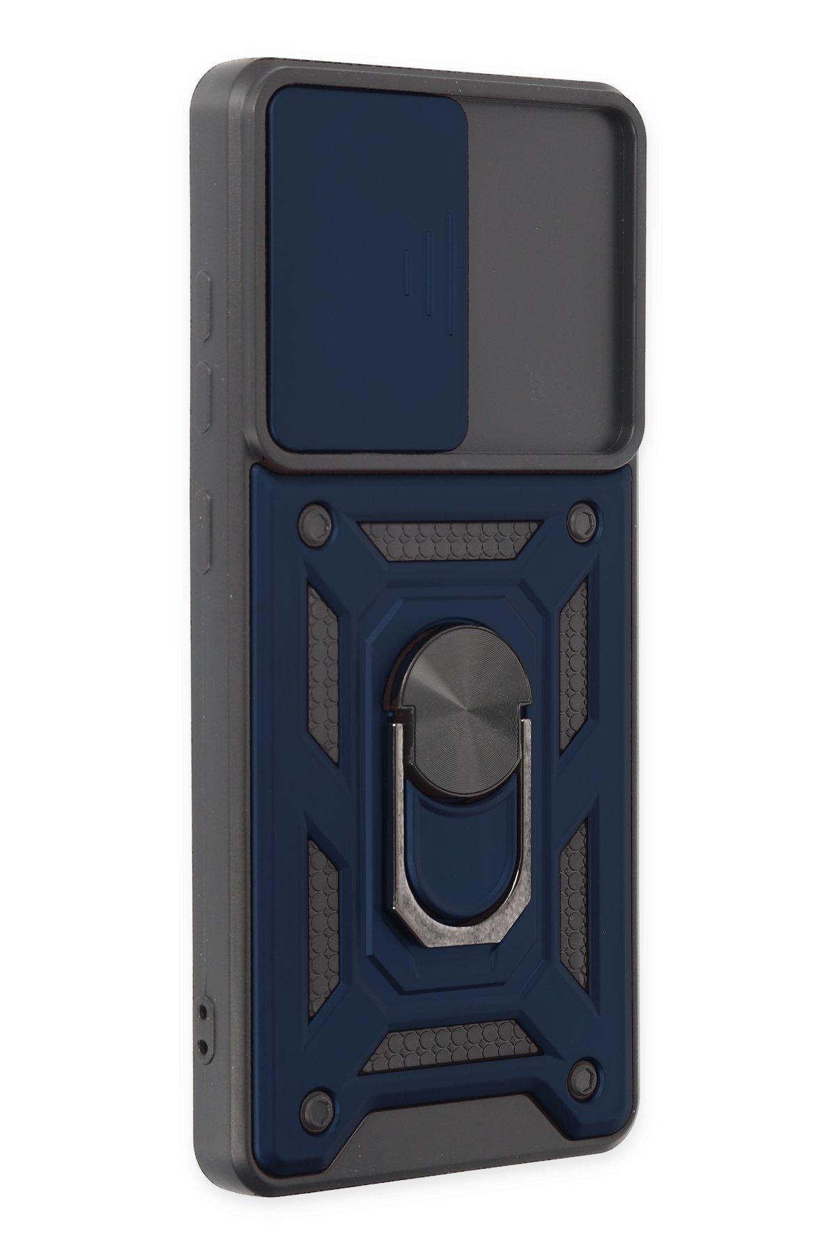 Newface Samsung Galaxy S20 FE Kılıf Pars Lens Yüzüklü Silikon - Yeşil