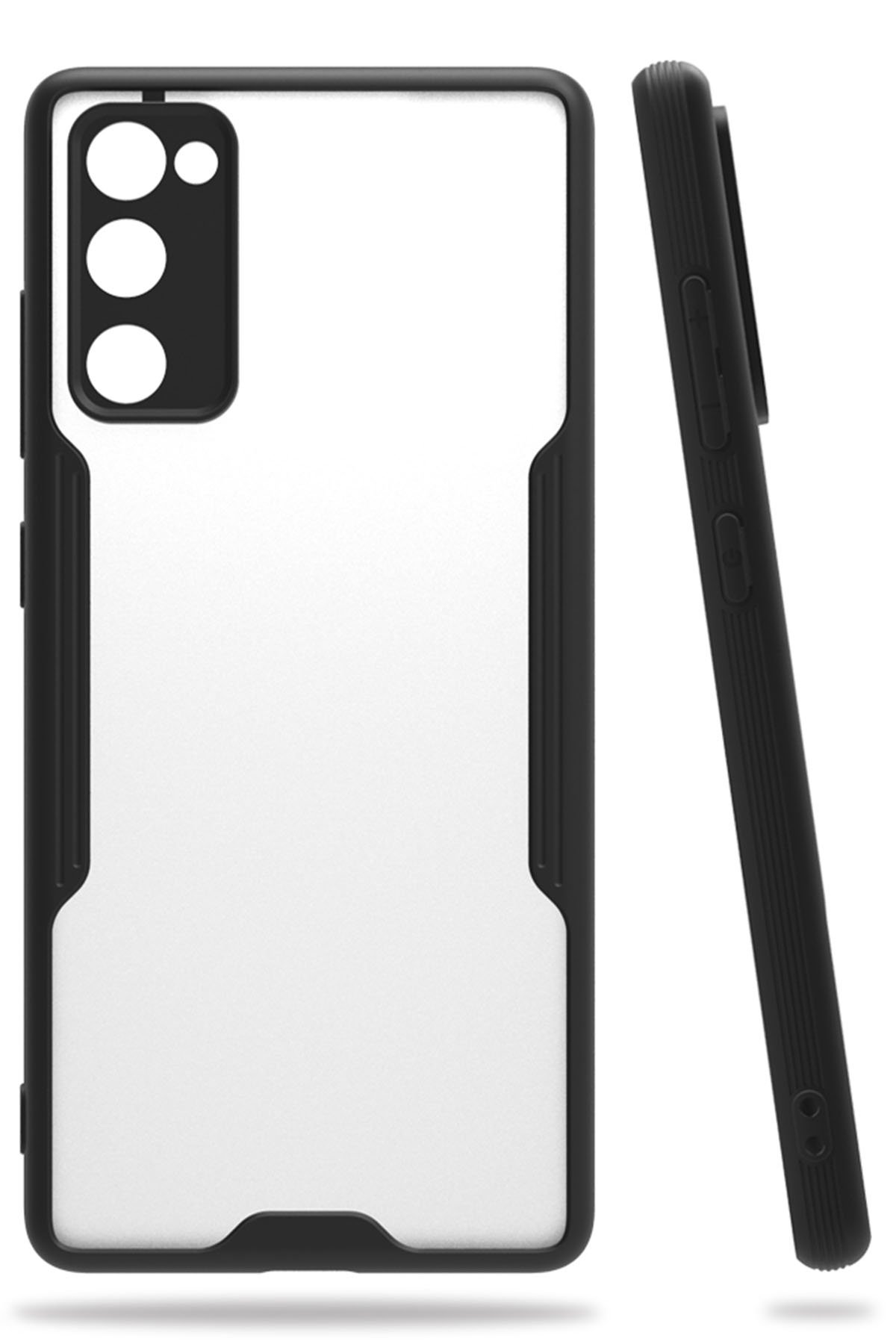 Newface Samsung Galaxy S20 FE Kılıf Nano içi Kadife  Silikon - Lacivert