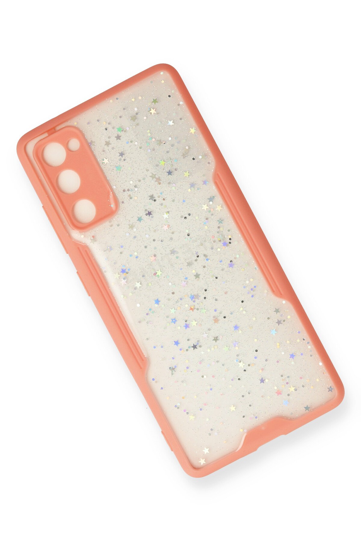 Newface Samsung Galaxy S20 FE Kılıf Nano içi Kadife Silikon - Turuncu