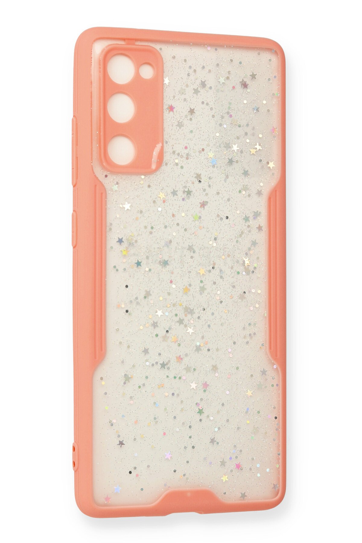 Newface Samsung Galaxy S20 FE Kılıf Nano içi Kadife Silikon - Turuncu