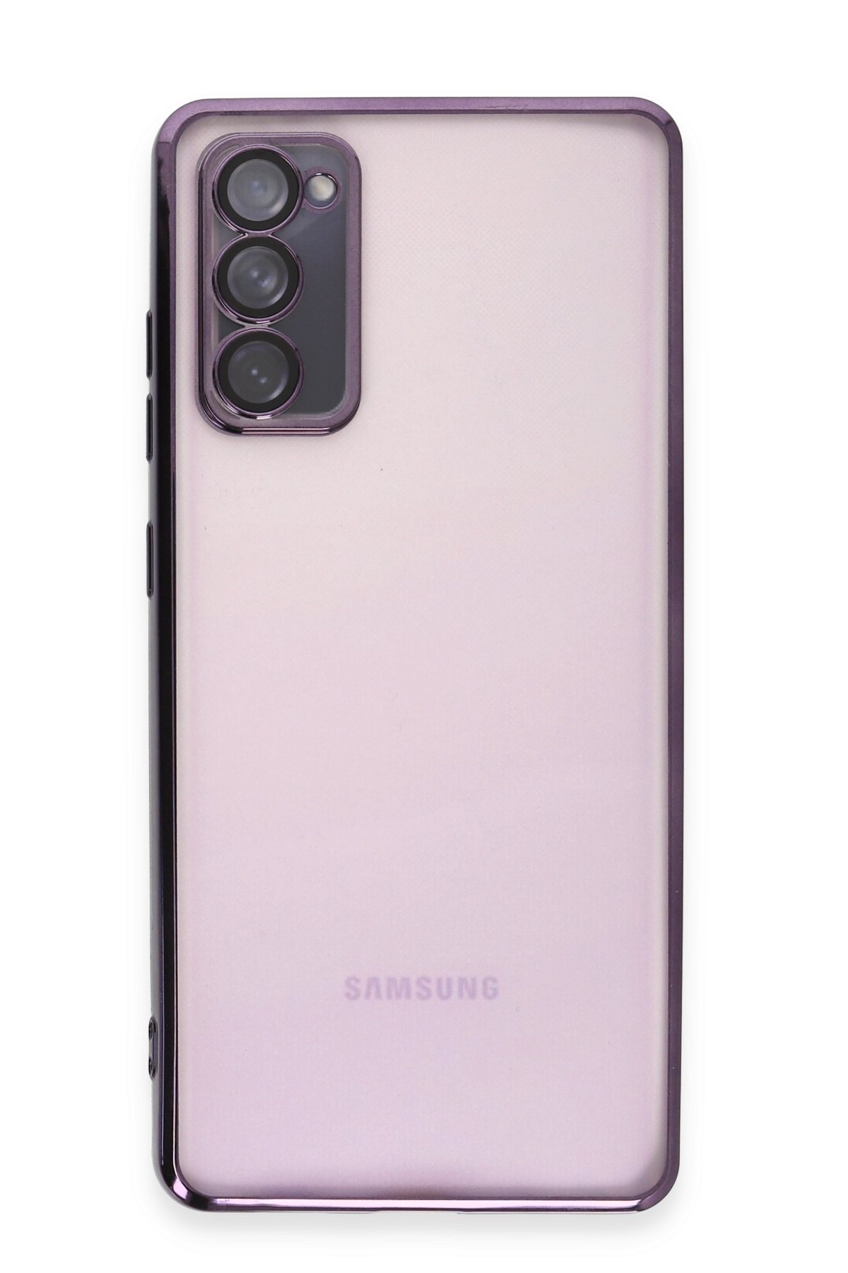 Newface Samsung Galaxy S20 FE Kılıf Nano içi Kadife Silikon - Lacivert