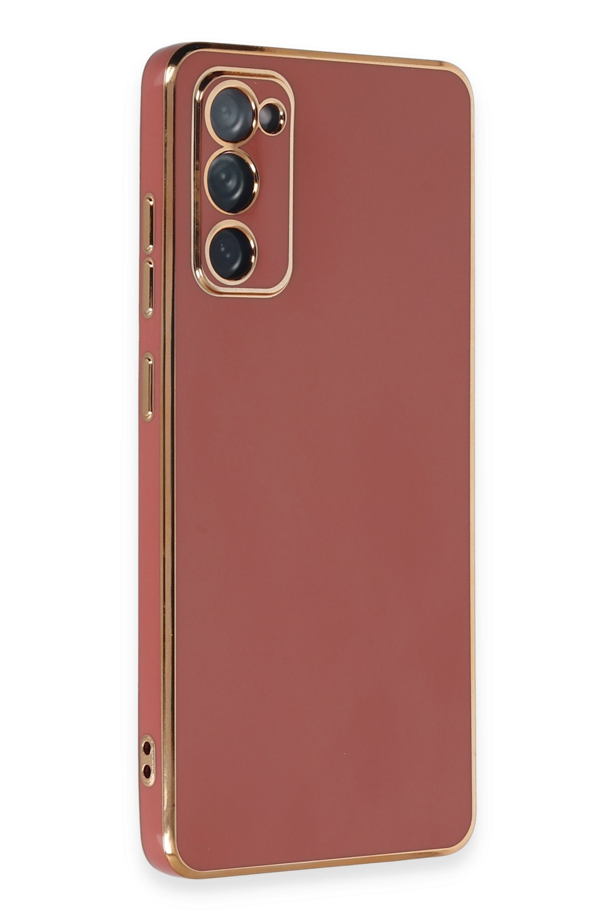 Newface Samsung Galaxy S20 FE Kılıf Pars Lens Yüzüklü Silikon - Lacivert