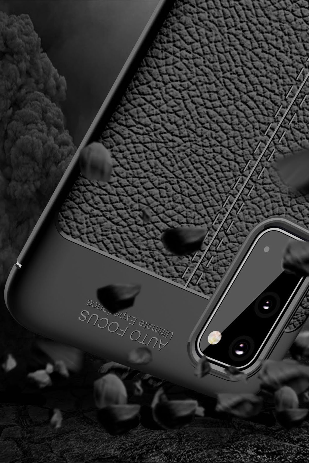 Newface Samsung Galaxy S20 Kılıf Gros Yüzüklü Silikon - Pembe