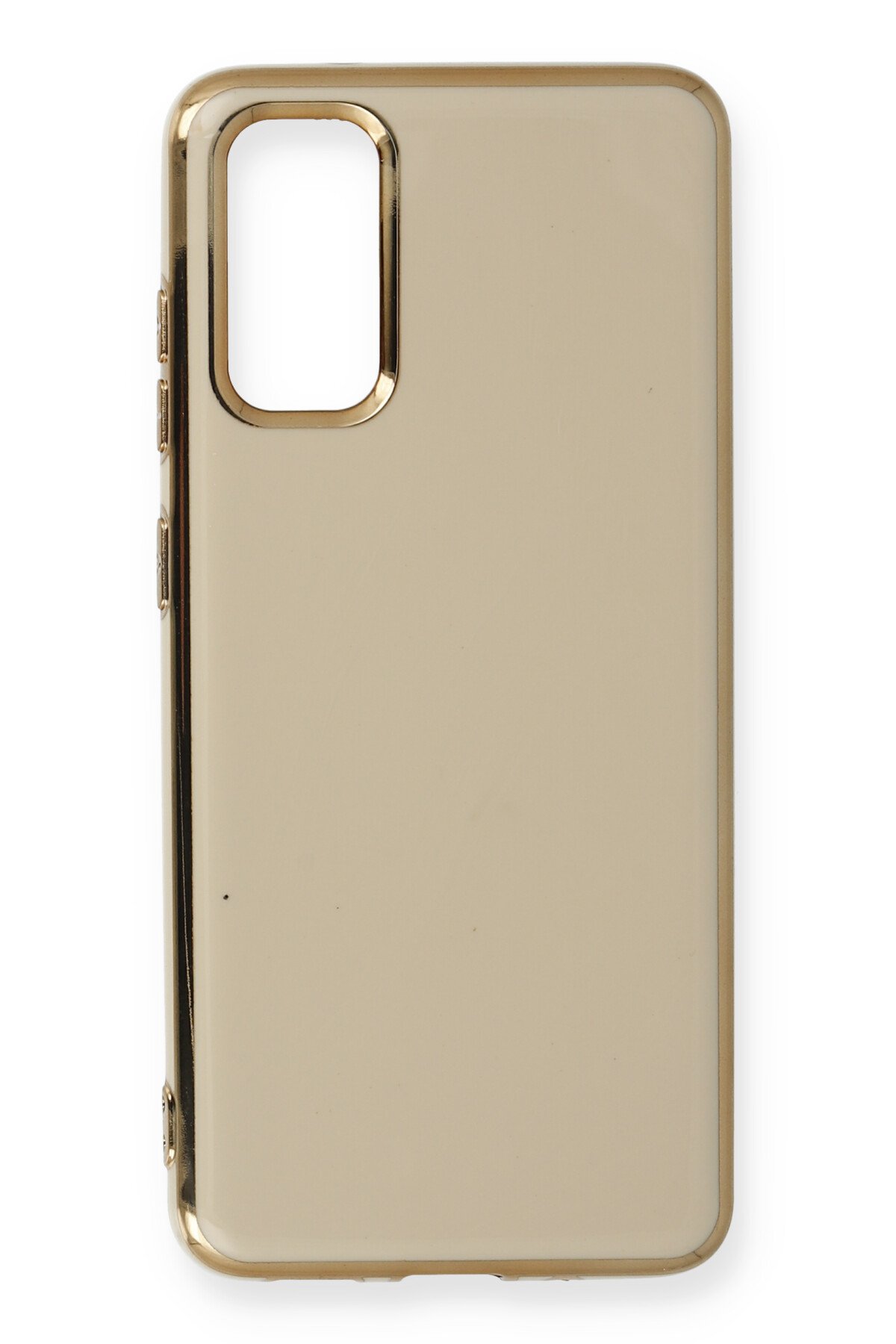 Newface Samsung Galaxy S20 Kılıf Volet Silikon - Beyaz