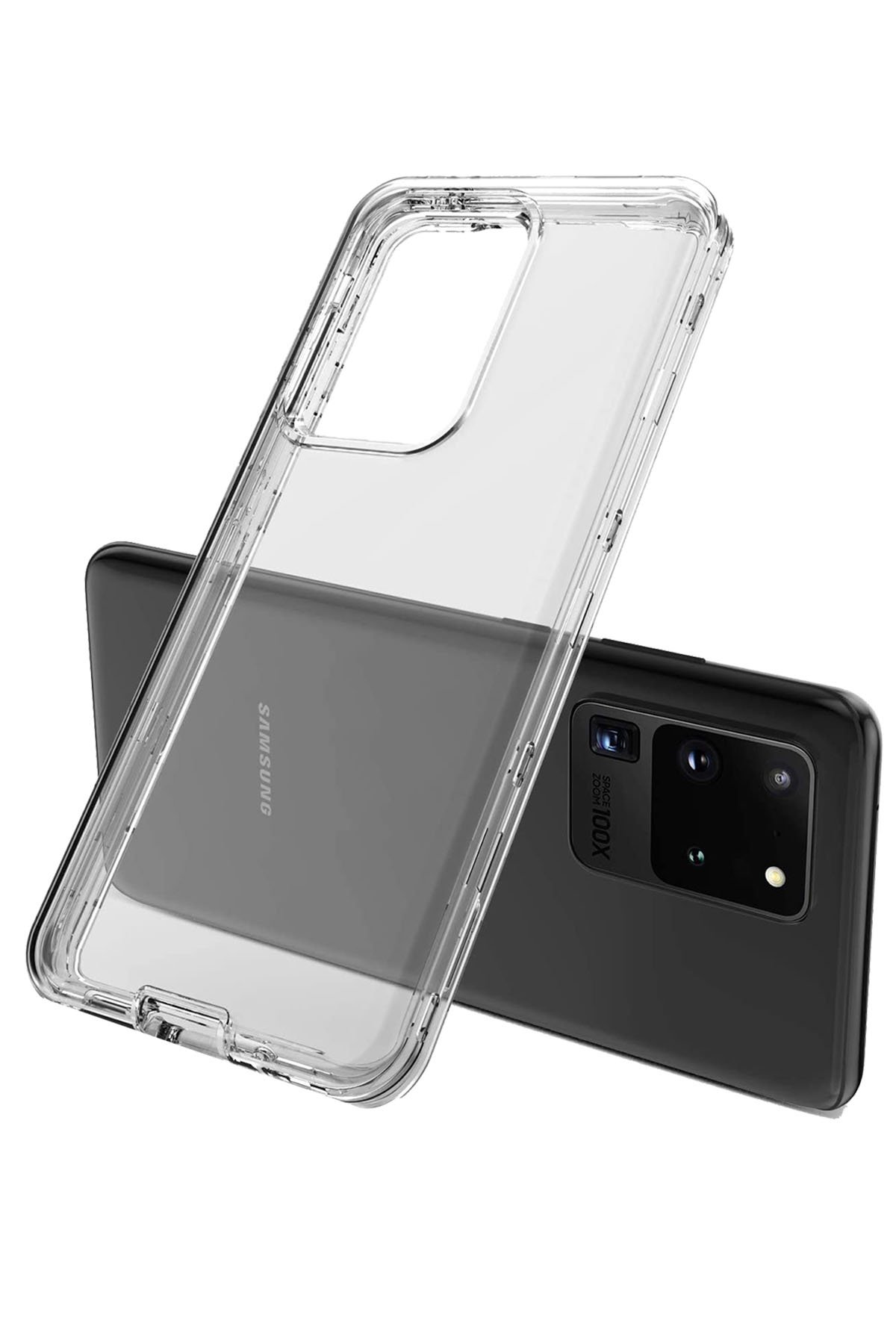 Newface Samsung Galaxy S20 Kılıf Volet Silikon - Açık Yeşil