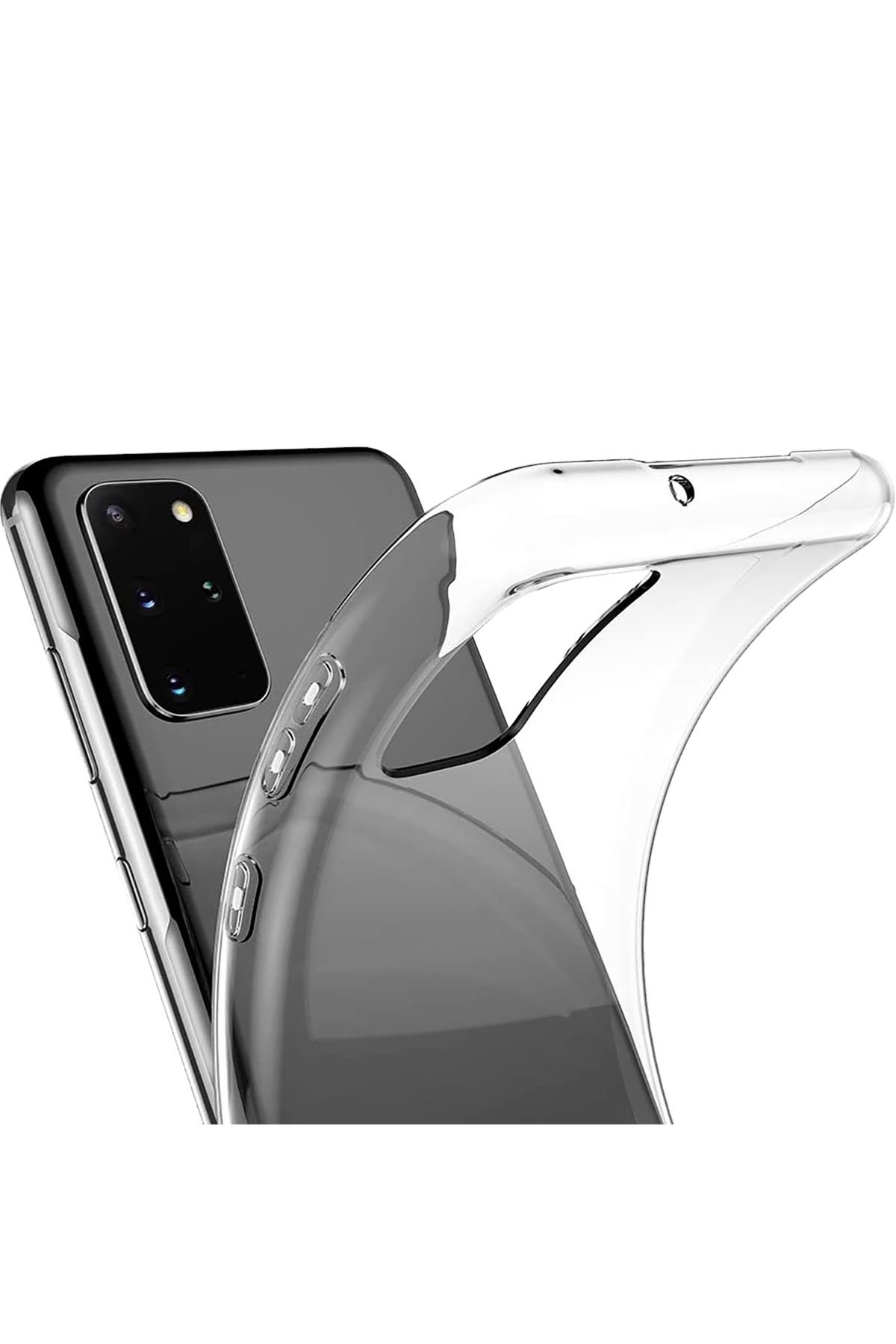 Newface Samsung Galaxy S20 Kılıf Nano içi Kadife  Silikon - Gri