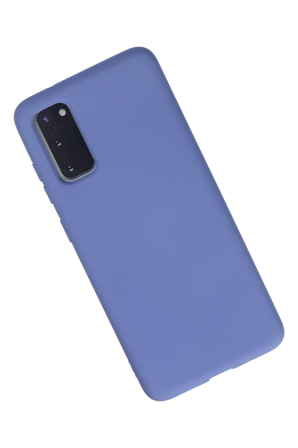 Newface Samsung Galaxy S20 Kılıf Nano içi Kadife Silikon - Sarı