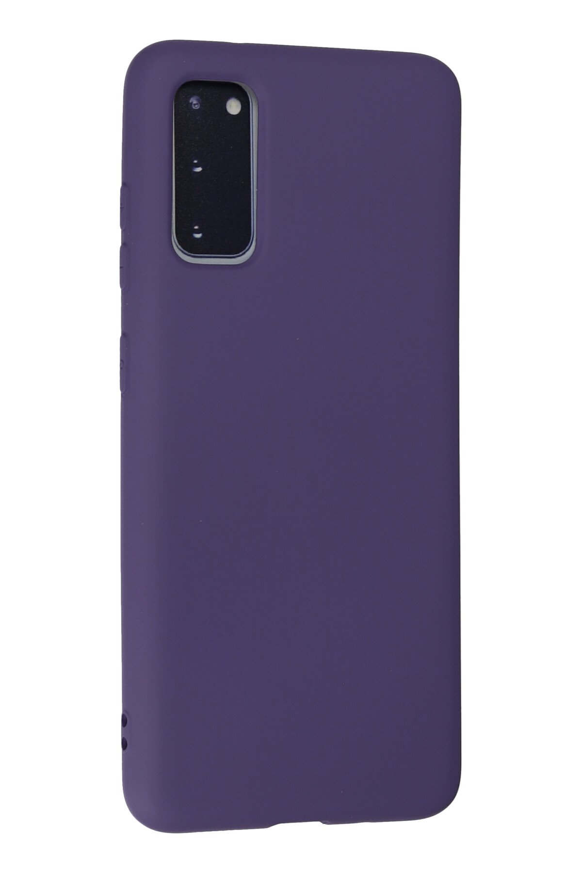 Newface Samsung Galaxy S20 Kılıf Nano içi Kadife Silikon - Sarı