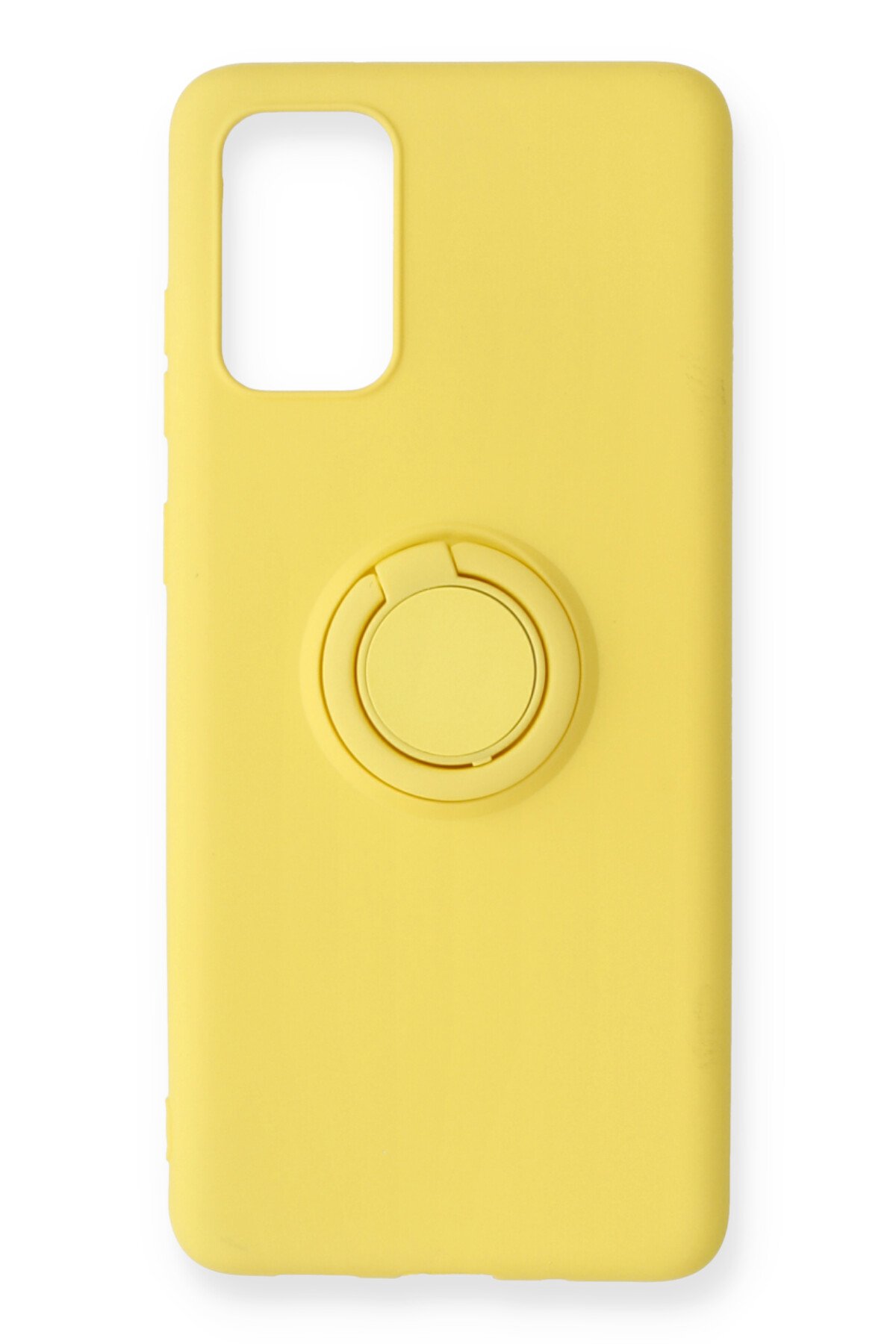 Newface Samsung Galaxy S20 Kılıf Volet Silikon - Pembe