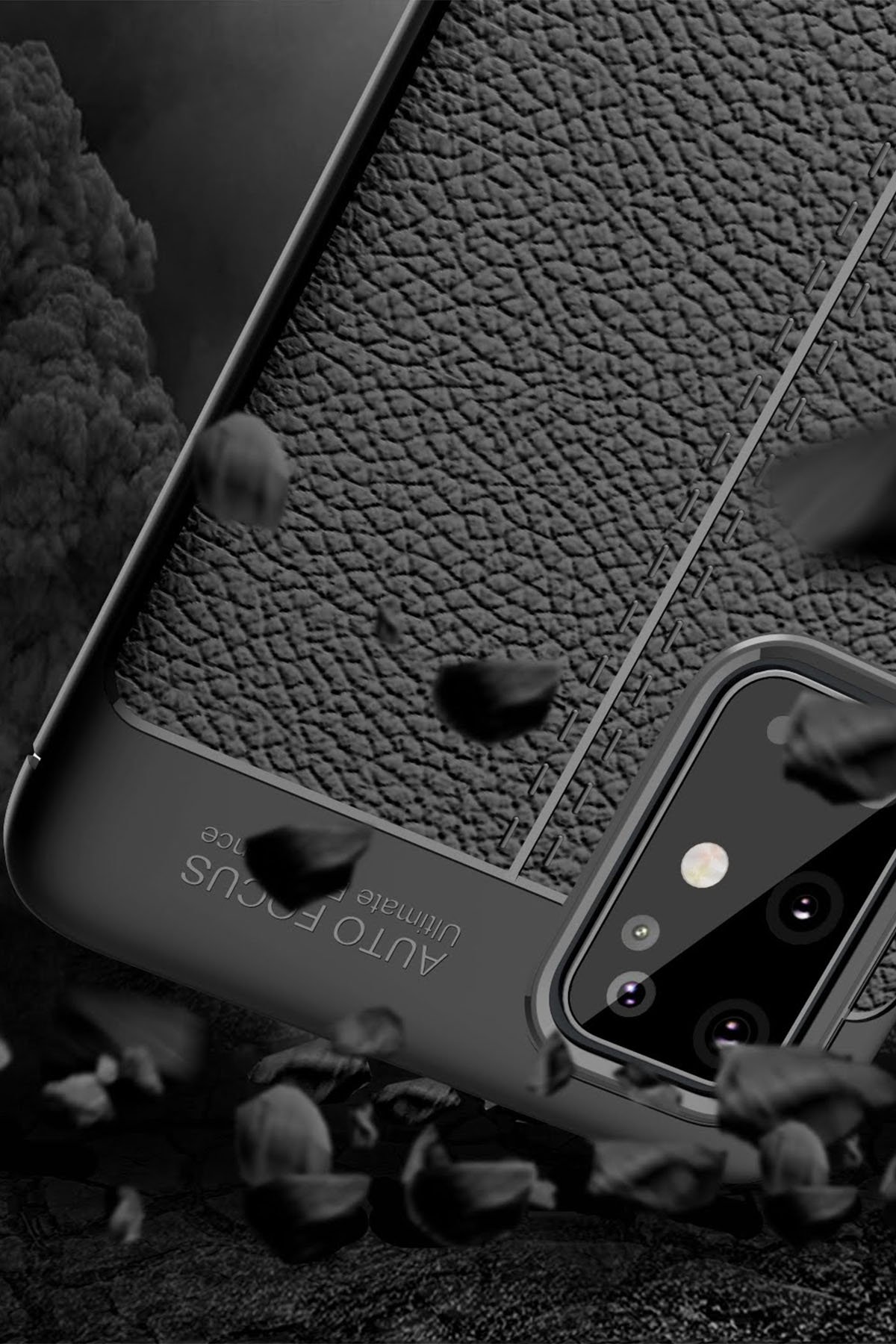 Newface Samsung Galaxy S20 Plus Kılıf Nano içi Kadife Silikon - Lila
