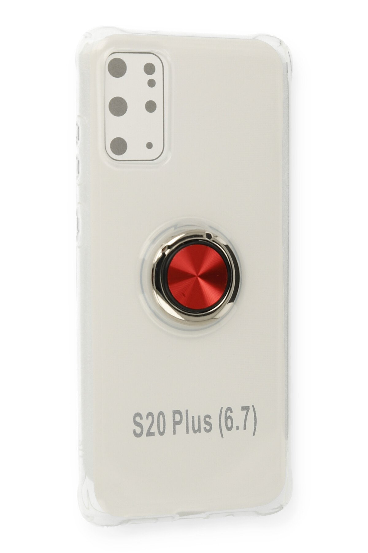 Newface Samsung Galaxy S20 Plus Kılıf Nano içi Kadife Silikon - Siyah