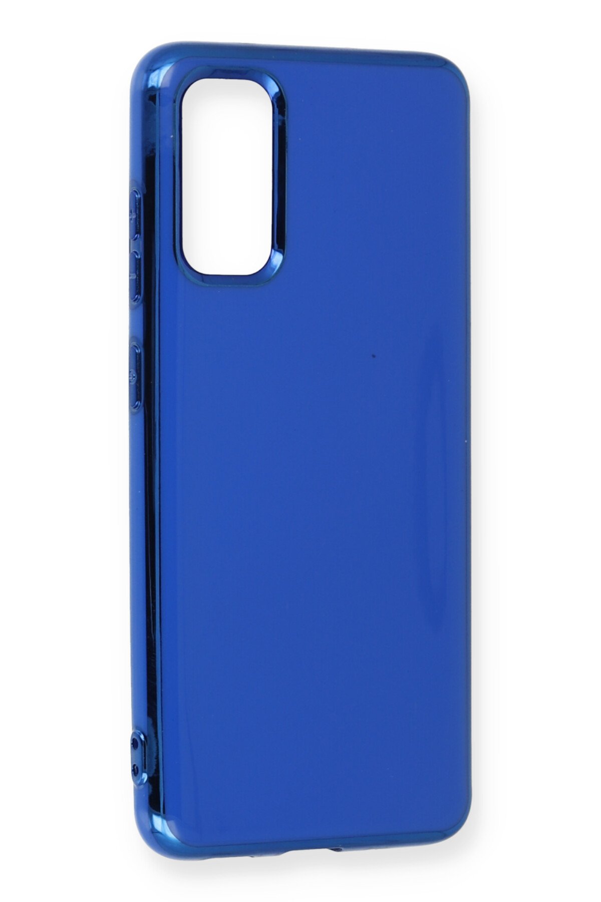 Newface Samsung Galaxy S20 Plus Kılıf Nano içi Kadife  Silikon - Mavi
