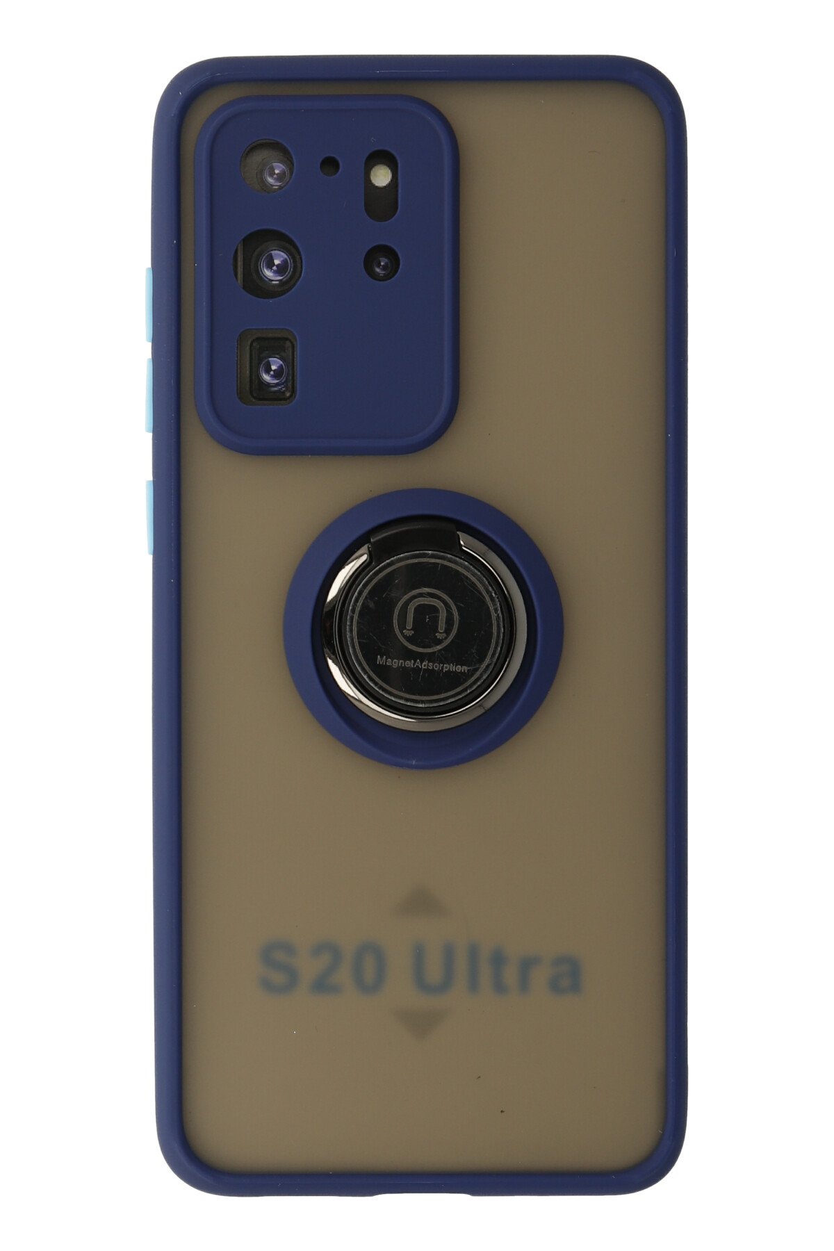 Newface Samsung Galaxy S20 Ultra Kılıf Nano içi Kadife Silikon - Siyah