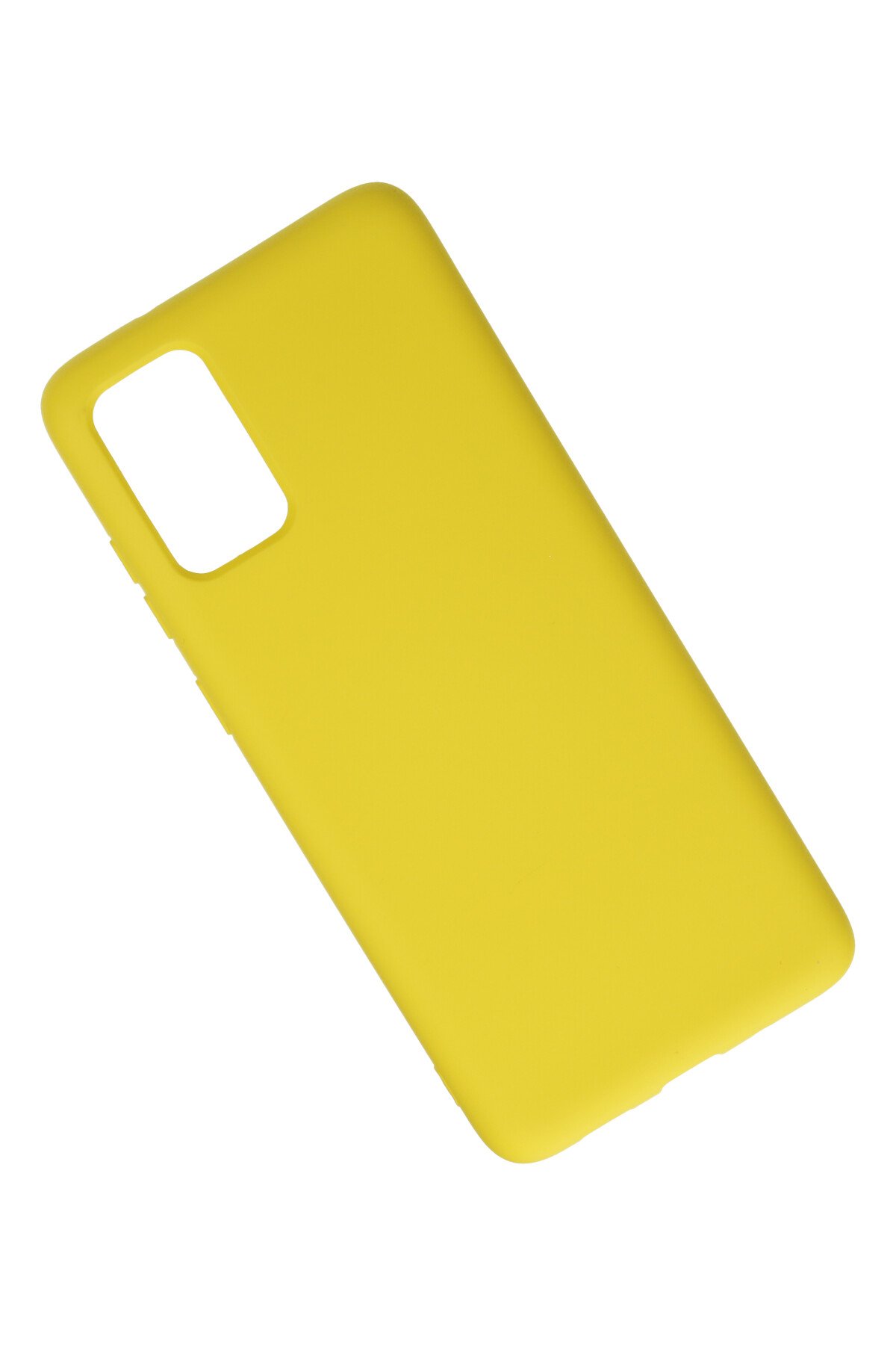 Newface Samsung Galaxy S20 Plus Kılıf Nano içi Kadife Silikon - Turuncu