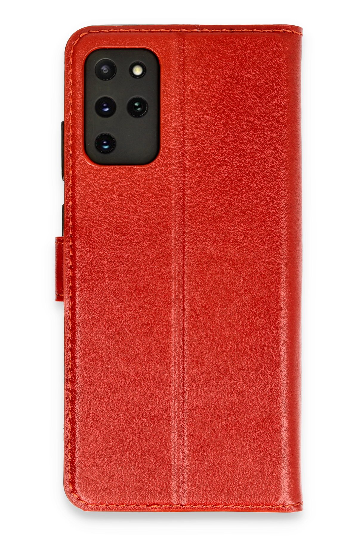 Newface Samsung Galaxy S20 Plus Kılıf Gros Yüzüklü Silikon - Kırmızı