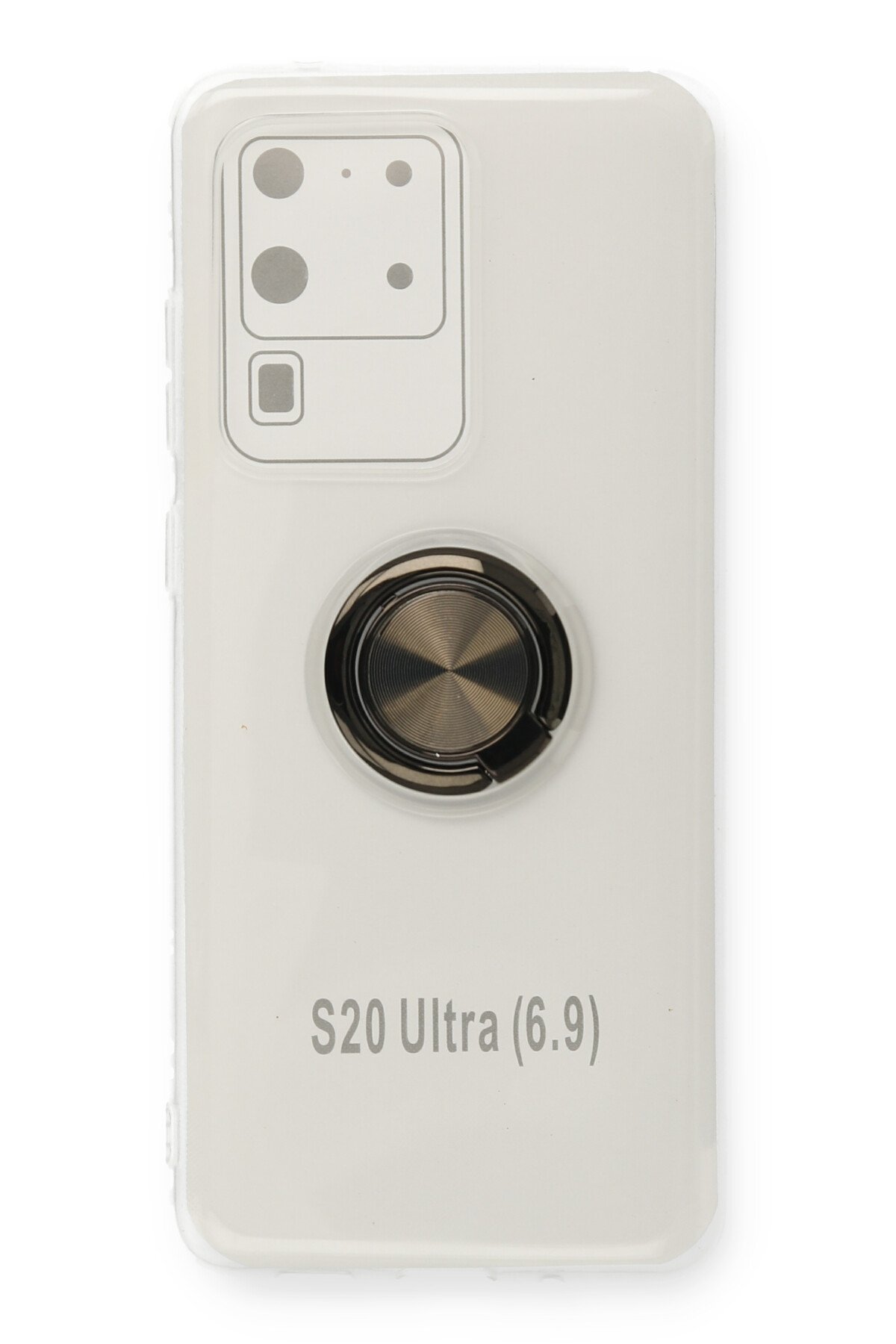 Newface Samsung Galaxy S20 Ultra Kılıf Nano içi Kadife Silikon - Pudra