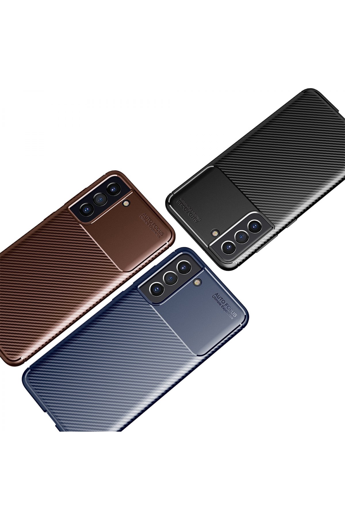 Newface Samsung Galaxy S21 FE Kılıf Platin Silikon - Lacivert
