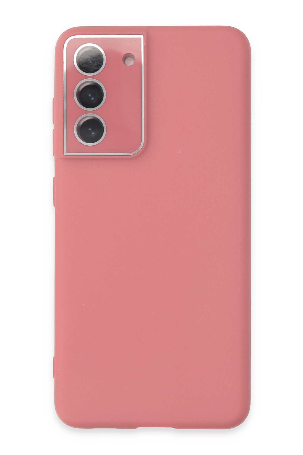 Newface Samsung Galaxy S21 FE Kılıf Platin Silikon - Mavi