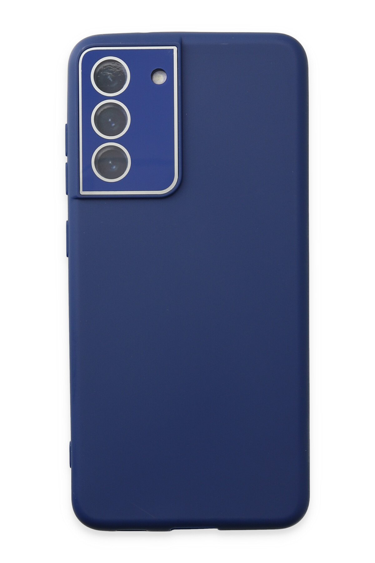 Newface Samsung Galaxy S21 FE Kılıf Montreal Yüzüklü Silikon Kapak - Sarı