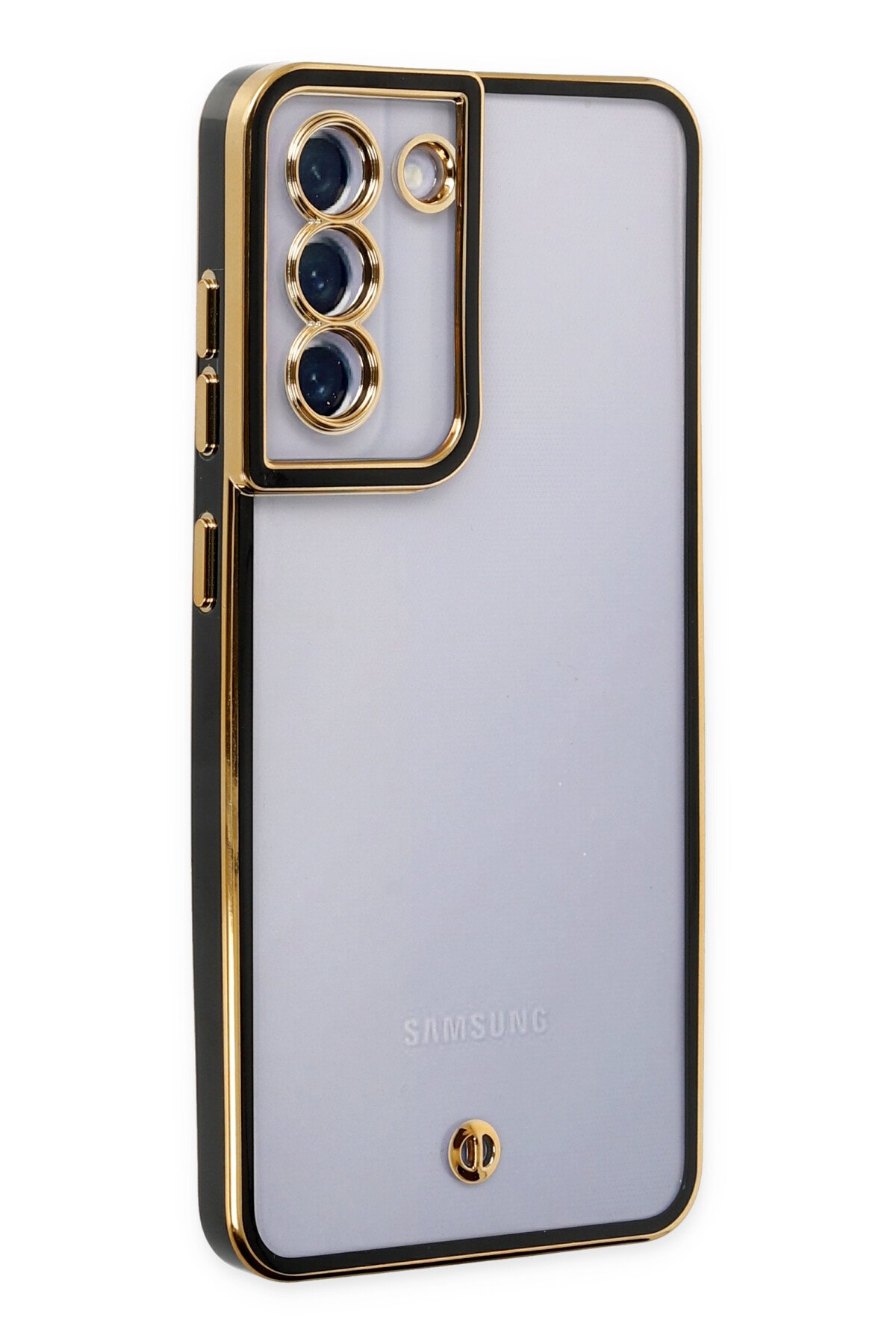 Newface Samsung Galaxy S21 FE Kılıf Platin Silikon - Lacivert