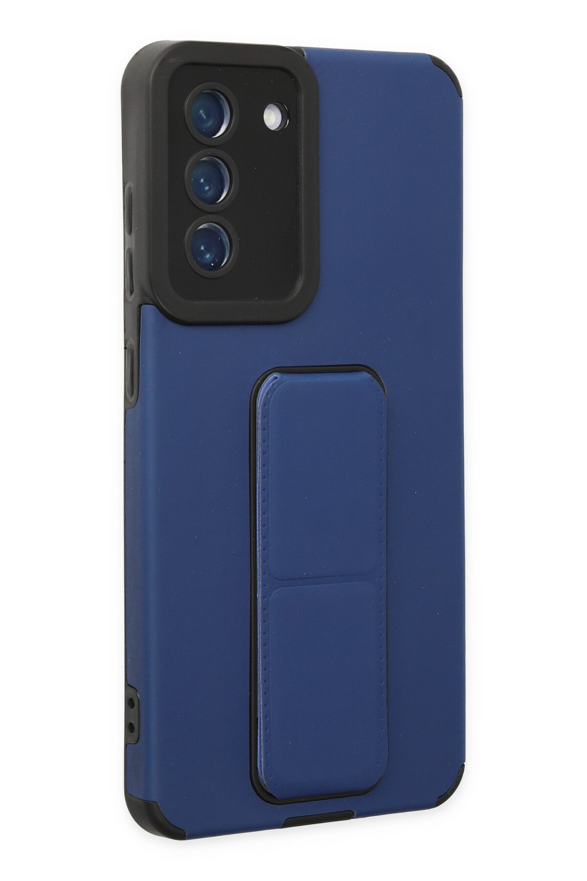 Newface Samsung Galaxy S21 FE Kılıf Platin Kamera Koruma Silikon - Kırmızı