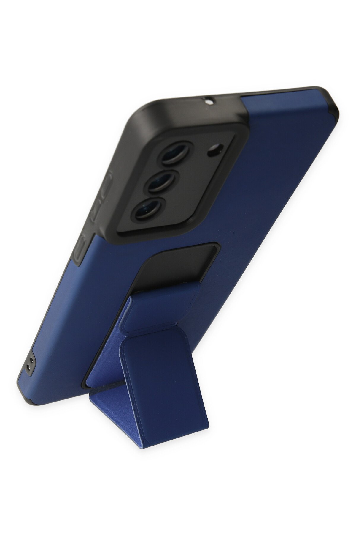 Newface Samsung Galaxy S21 FE Kılıf Platin Kamera Koruma Silikon - Kırmızı