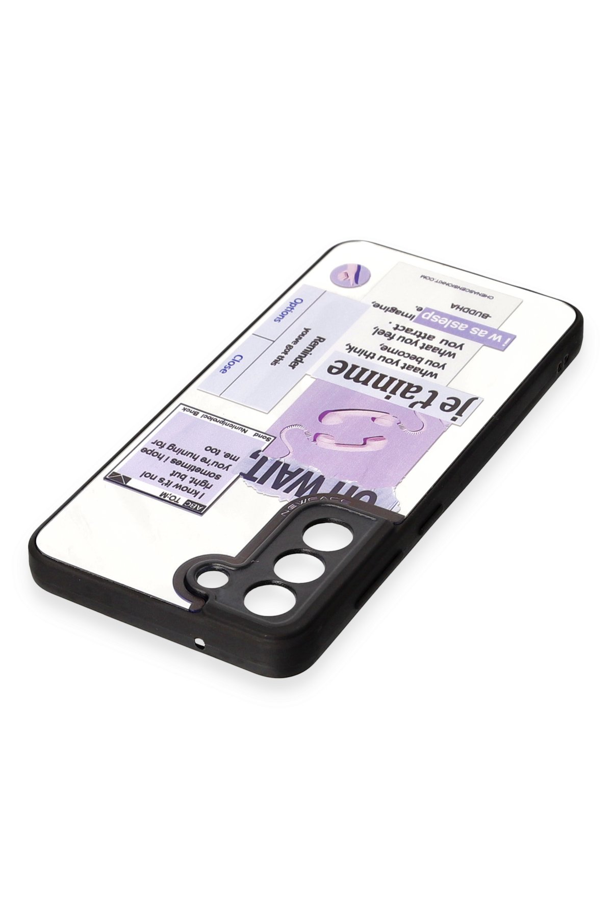 Newface Samsung Galaxy S21 FE Kılıf Platin Kamera Koruma Silikon - Kırmızı
