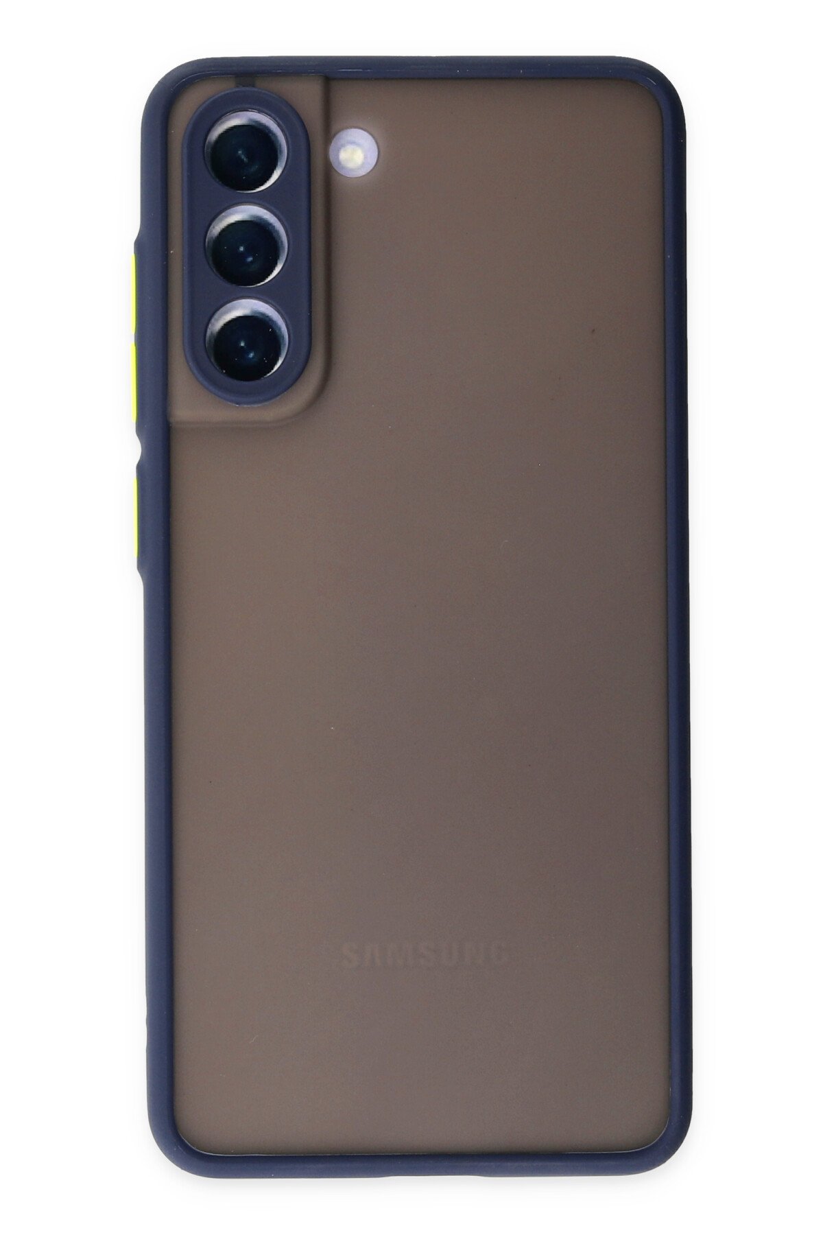 Newface Samsung Galaxy S21 FE Kılıf Nano içi Kadife Silikon - Koyu Yeşil