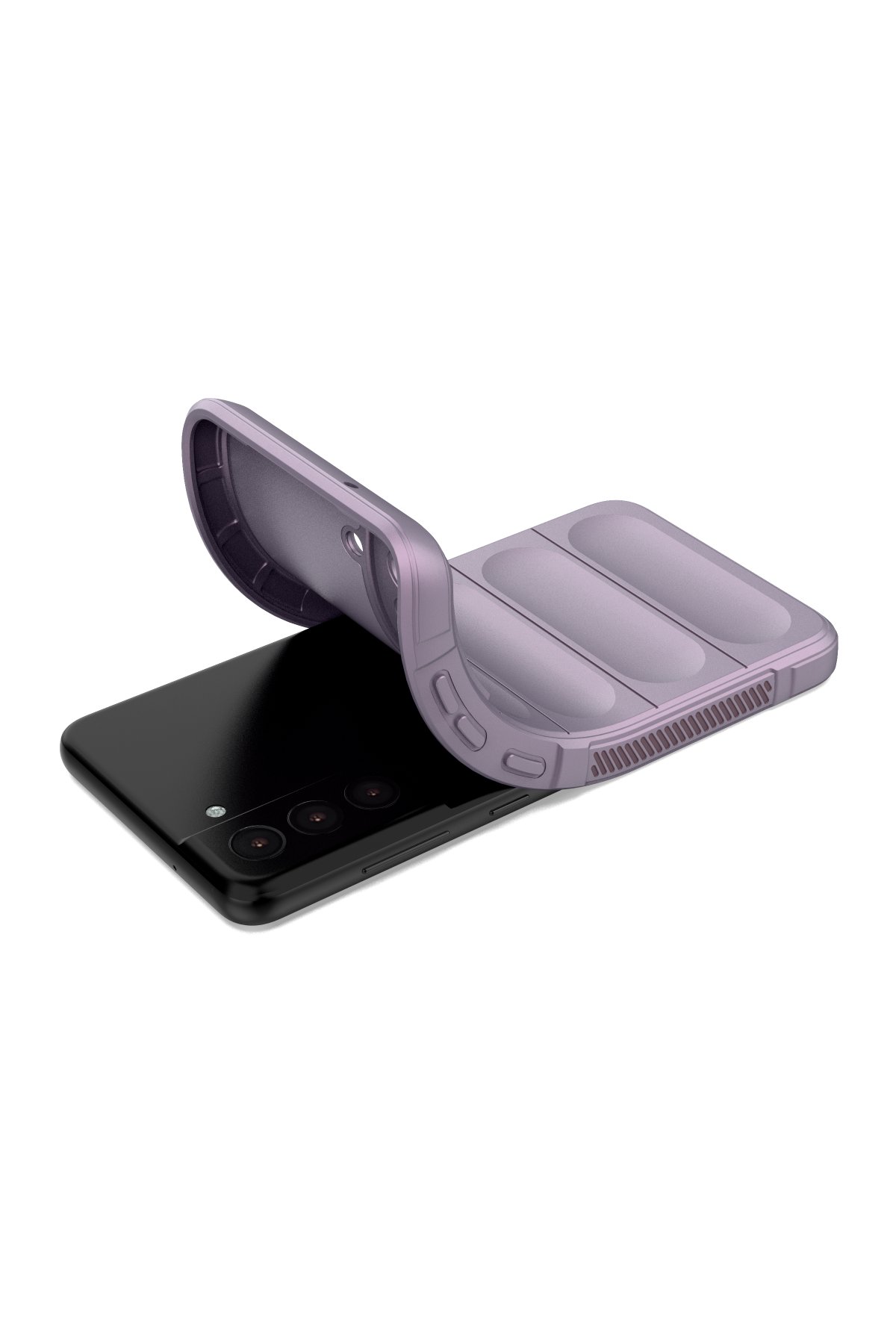 Newface Samsung Galaxy S21 FE Kılıf Mirror Desenli Kapak - Mirror - 16