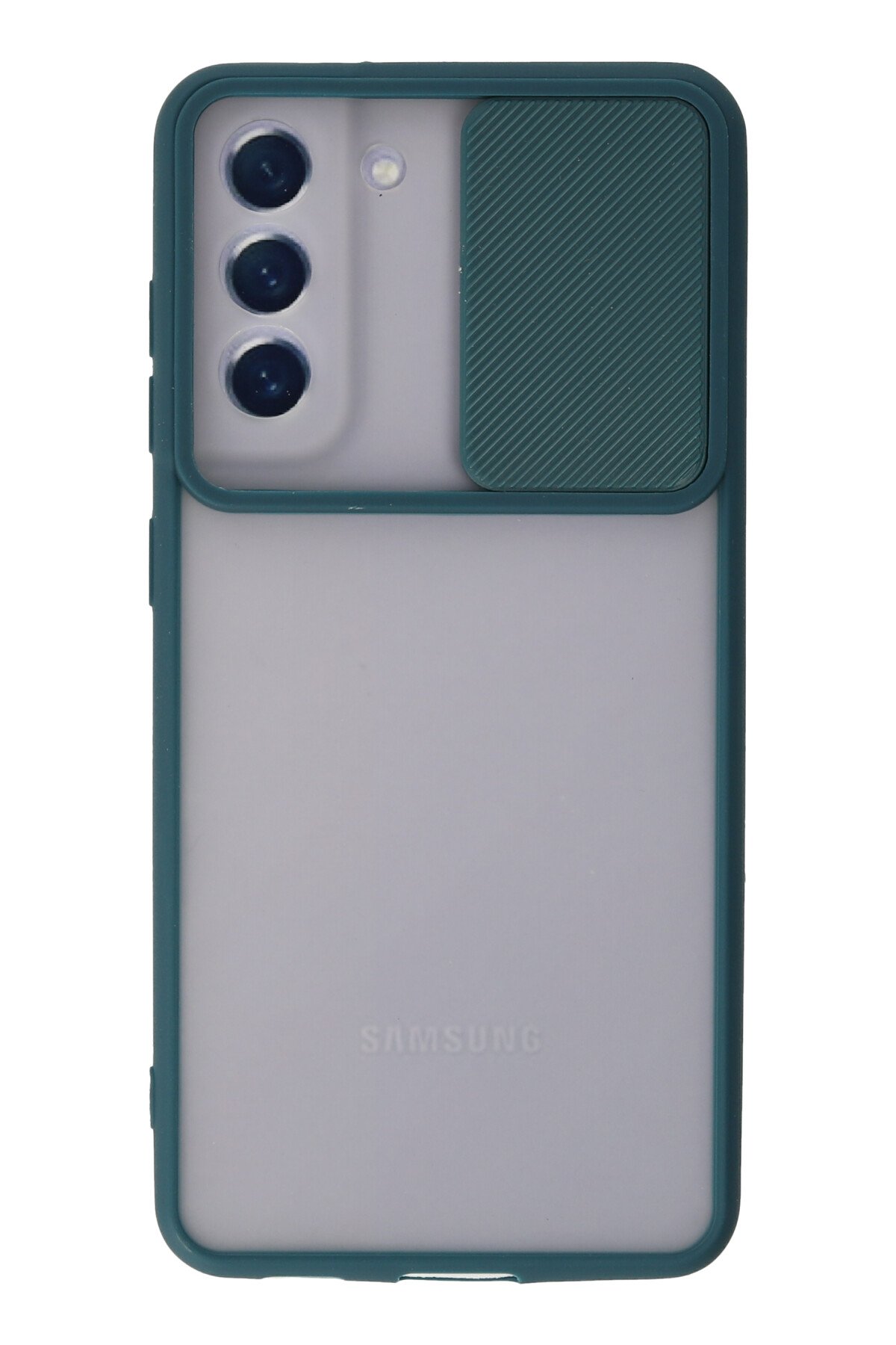 Newface Samsung Galaxy S21 FE Kılıf Nano içi Kadife Silikon - Gri
