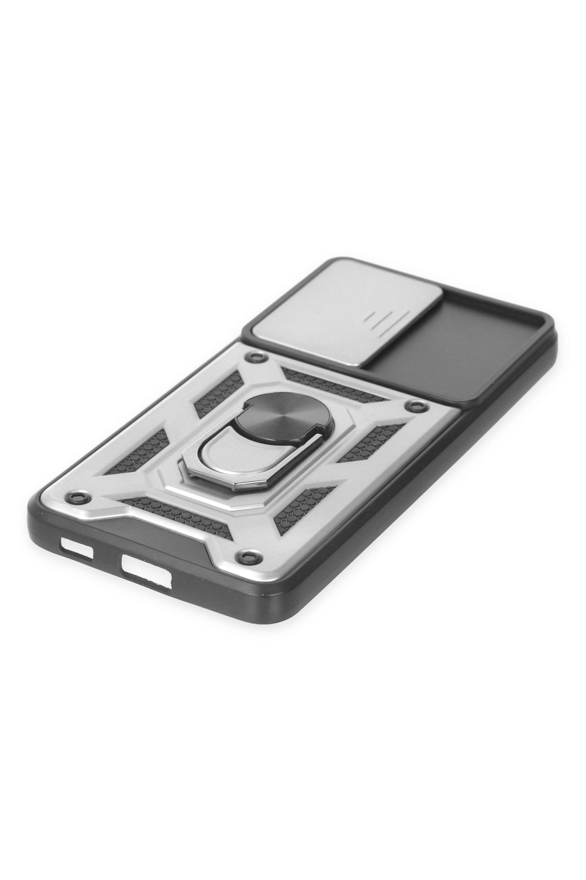 Newface Samsung Galaxy S21 FE Kılıf Palm Buzlu Kamera Sürgülü Silikon - Pembe