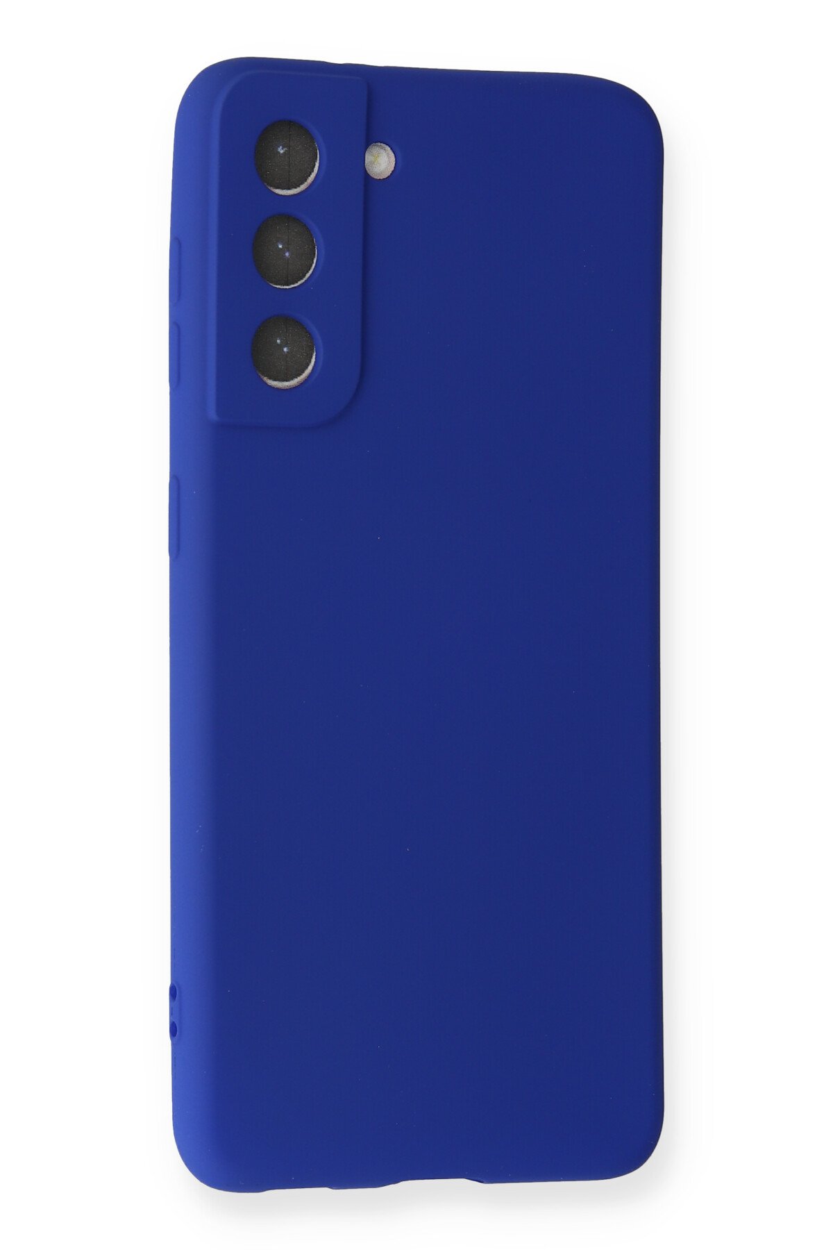 Newface Samsung Galaxy S21 FE Kılıf Platin Kamera Koruma Silikon - Kırmızı