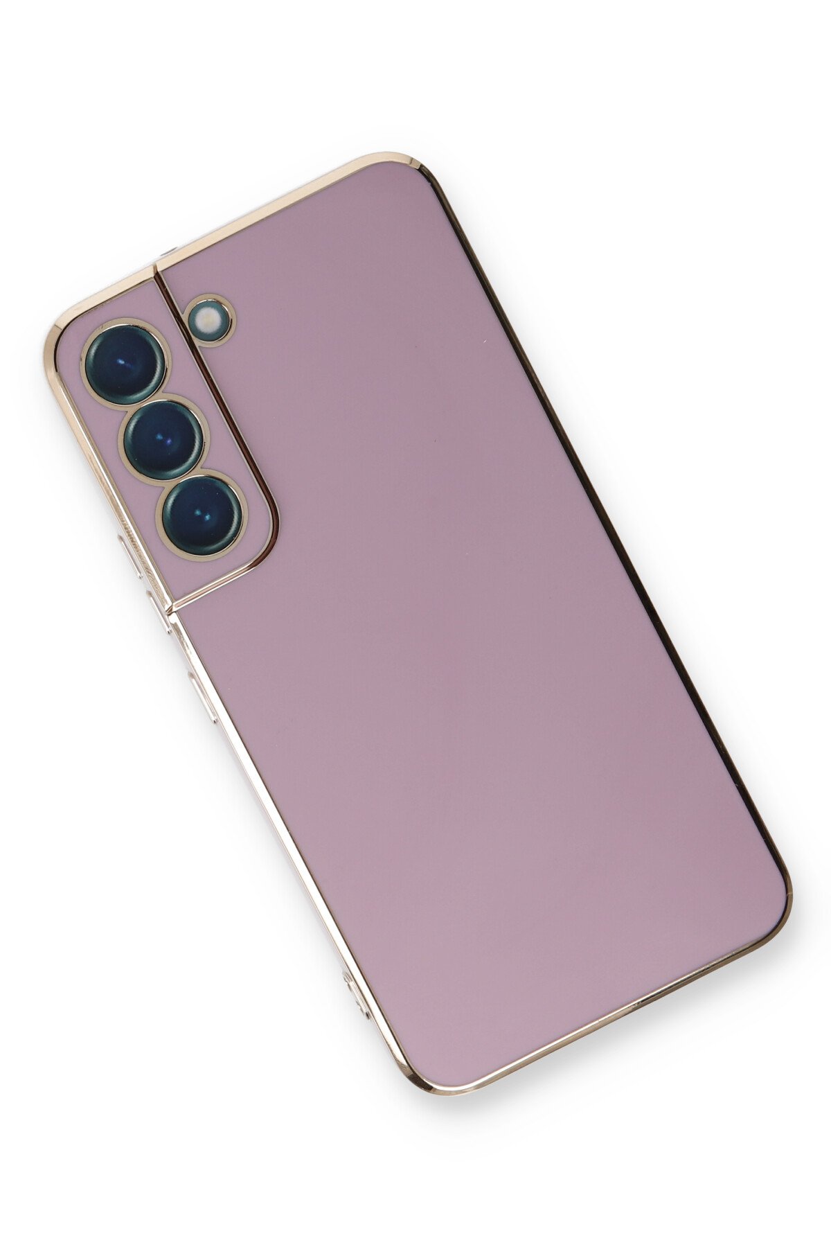 Newface Samsung Galaxy S21 FE Kılıf Montreal Yüzüklü Silikon Kapak - Lacivert