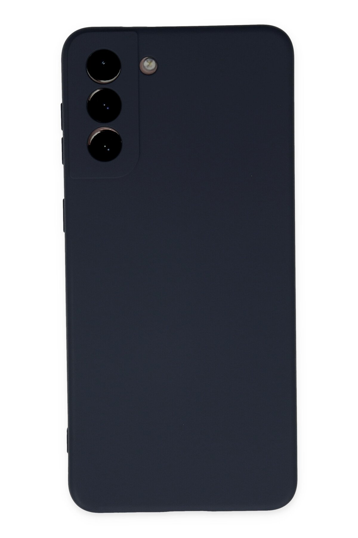 Newface Samsung Galaxy S21 Kılıf Focus Derili Silikon - Kırmızı
