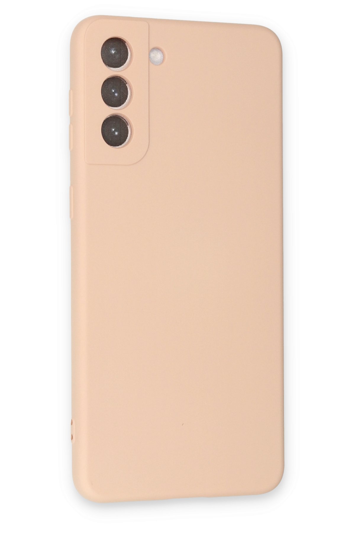 Newface Samsung Galaxy S21 Kılıf First Silikon - Sarı