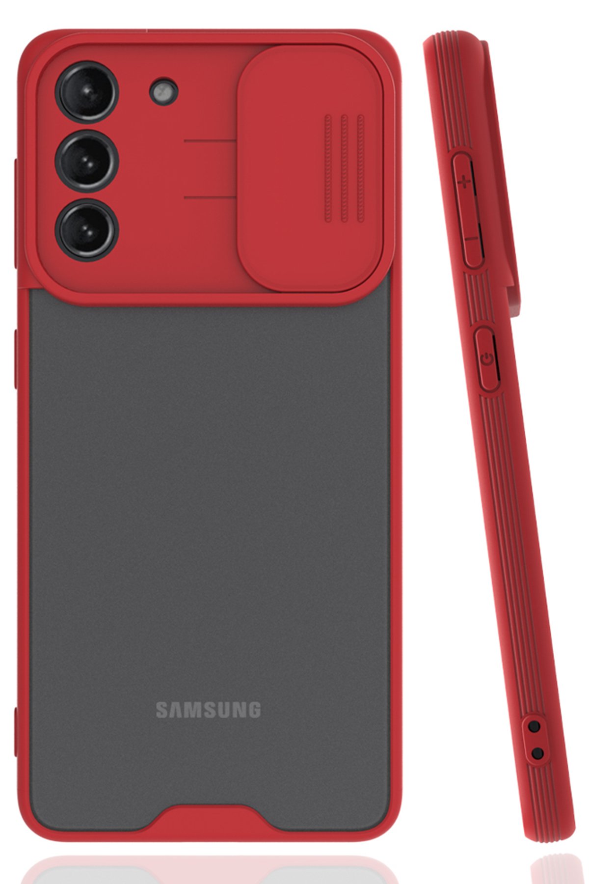 Newface Samsung Galaxy S21 Kılıf Volet Silikon - Pembe