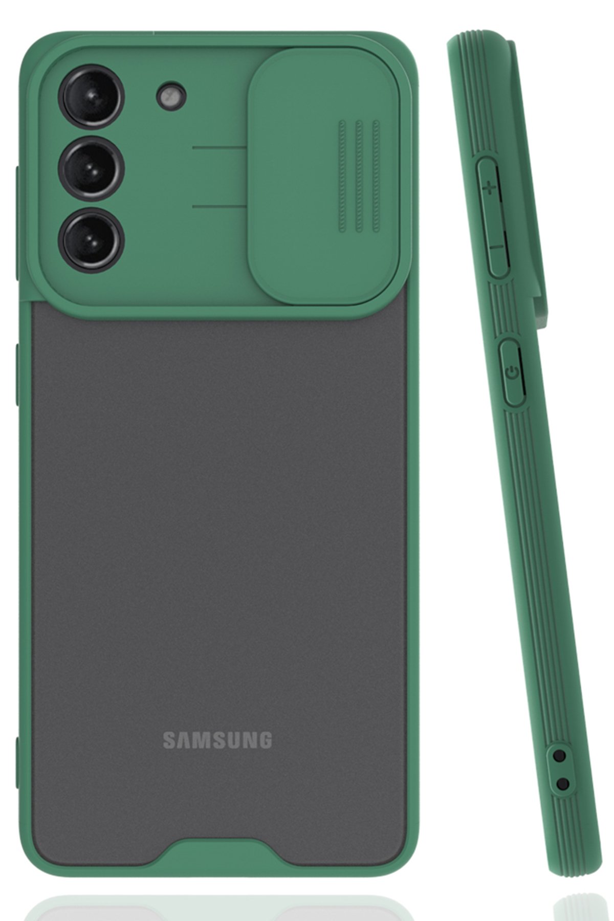 Newface Samsung Galaxy S21 Kılıf Nano içi Kadife  Silikon - Turuncu