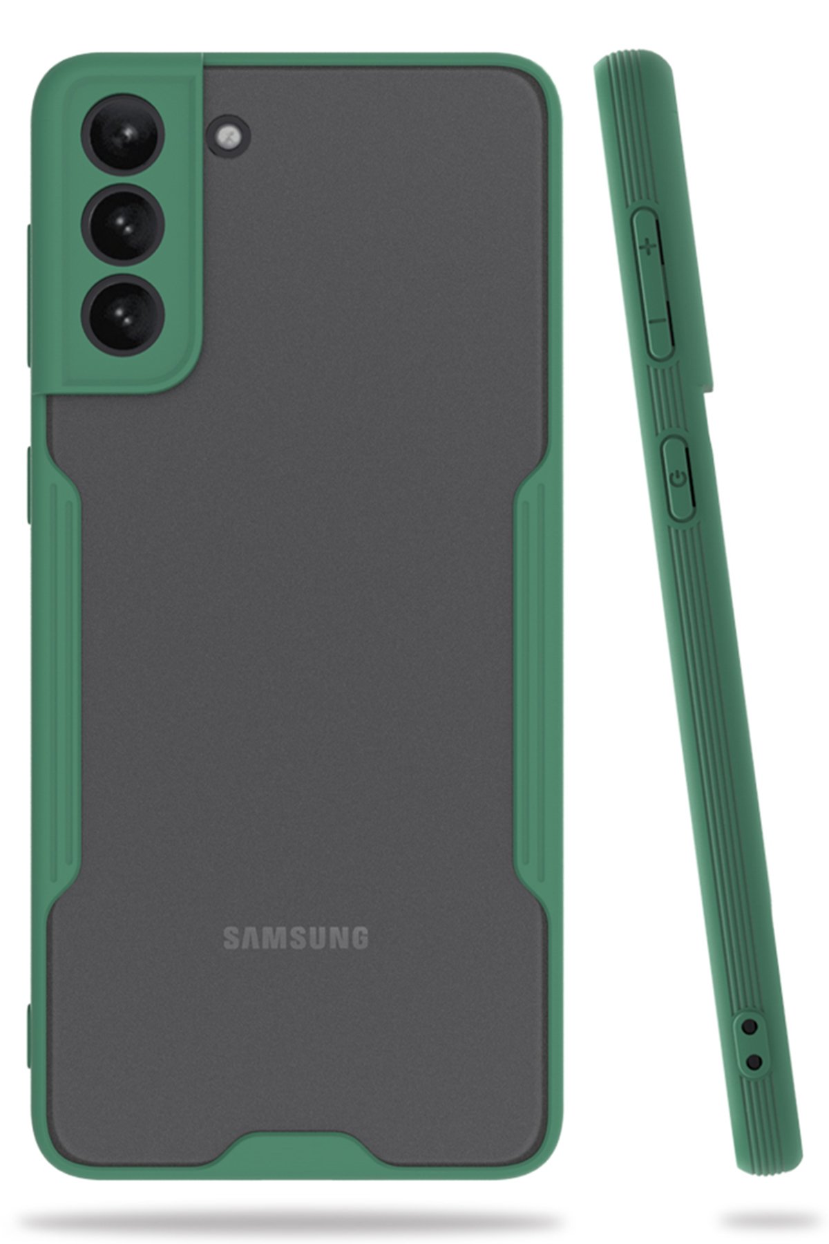 Newface Samsung Galaxy S21 Kılıf Nano içi Kadife  Silikon - Mor